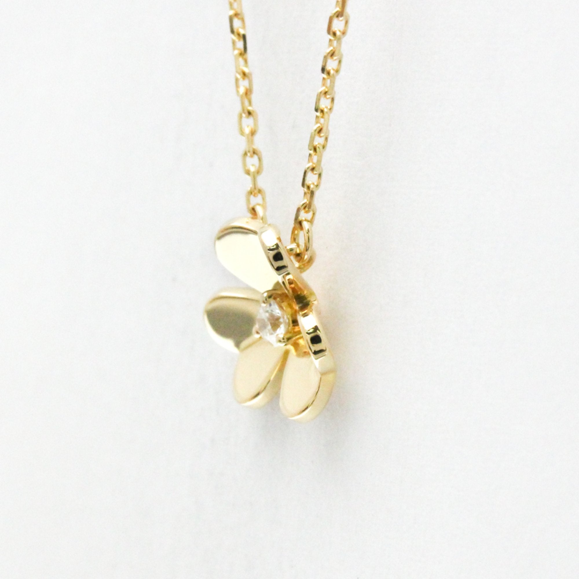 Frivole Mini Pendant Necklace 18K Yellow Gold with Diamond