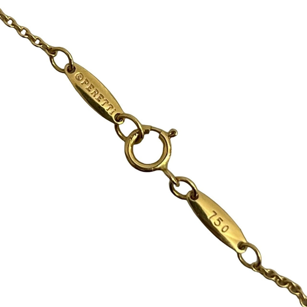 Elsa Peretti Diamonds By The Yard Pendant Necklace 18K Yellow Gold and Diamond