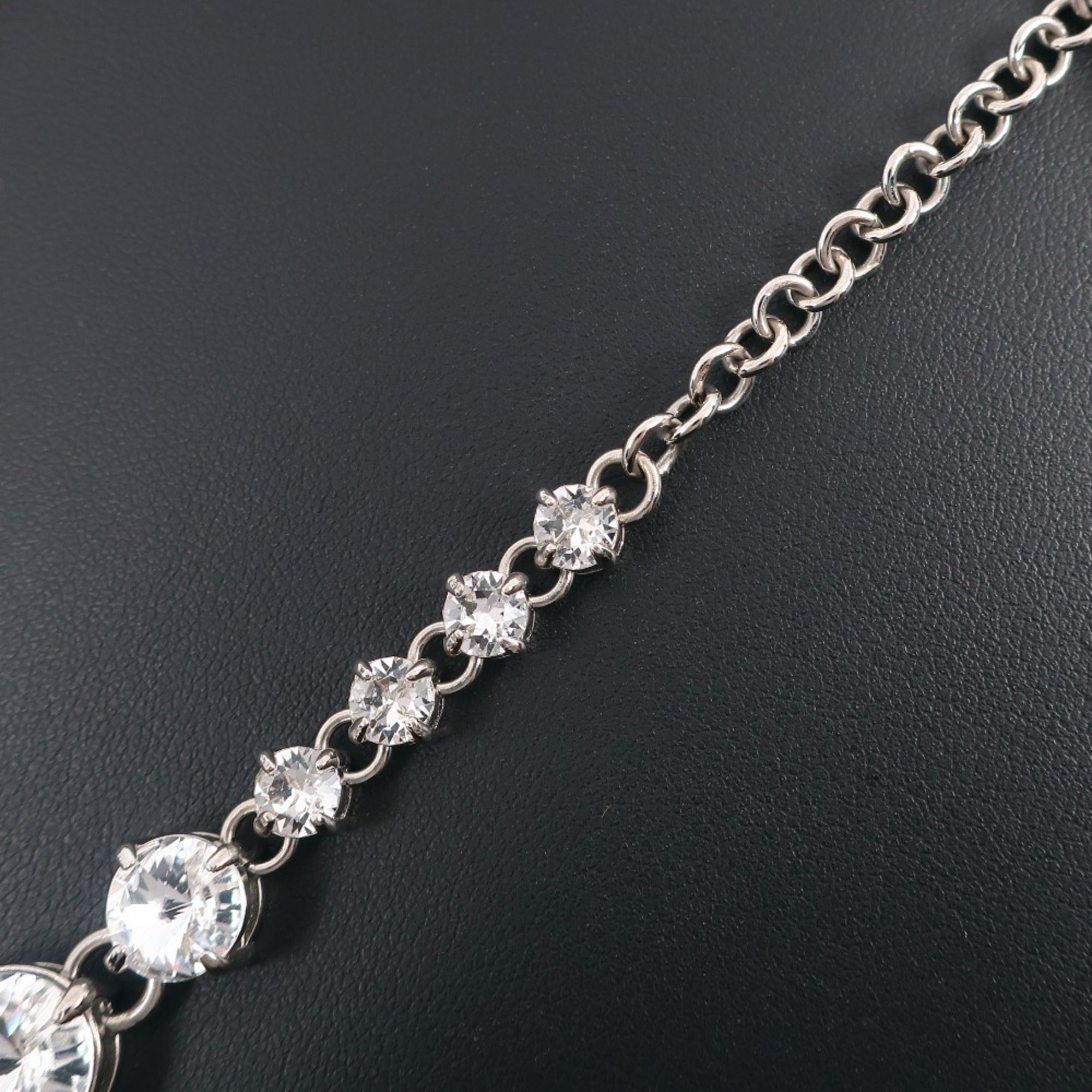 Pendant Necklace Sterling Silver with Crystal