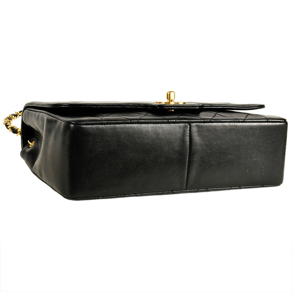 Vintage CC Chain Flap Bag Quilted Lambskin Small