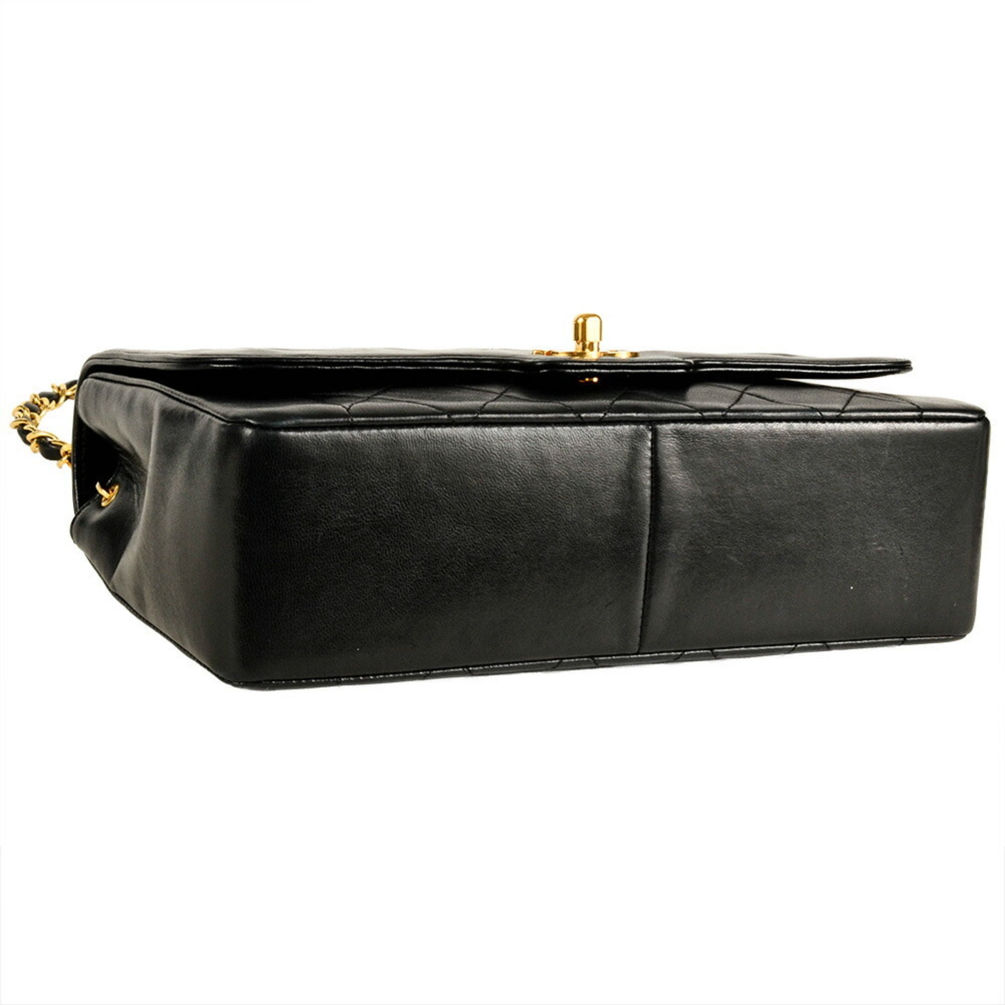 Vintage CC Chain Flap Bag Quilted Lambskin Small