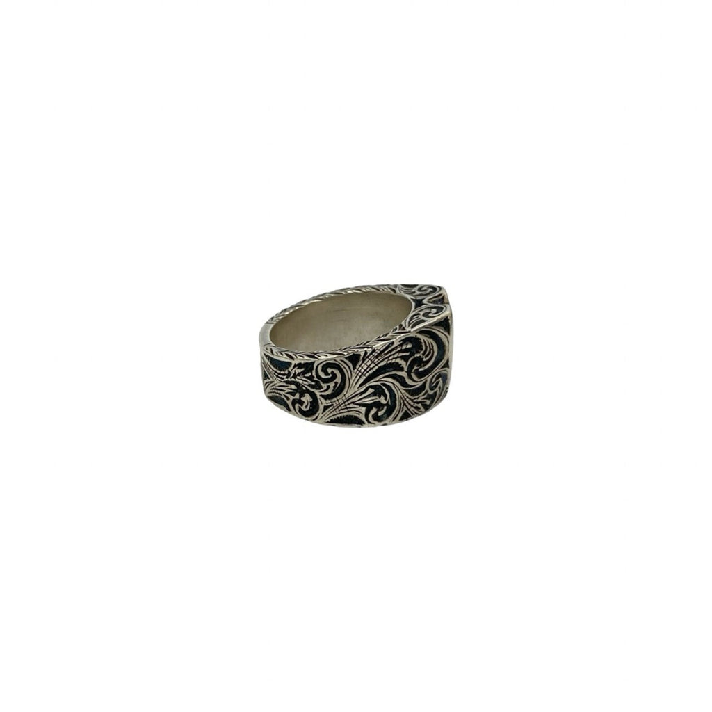 Arabesque Heart Ring Sterling Silver