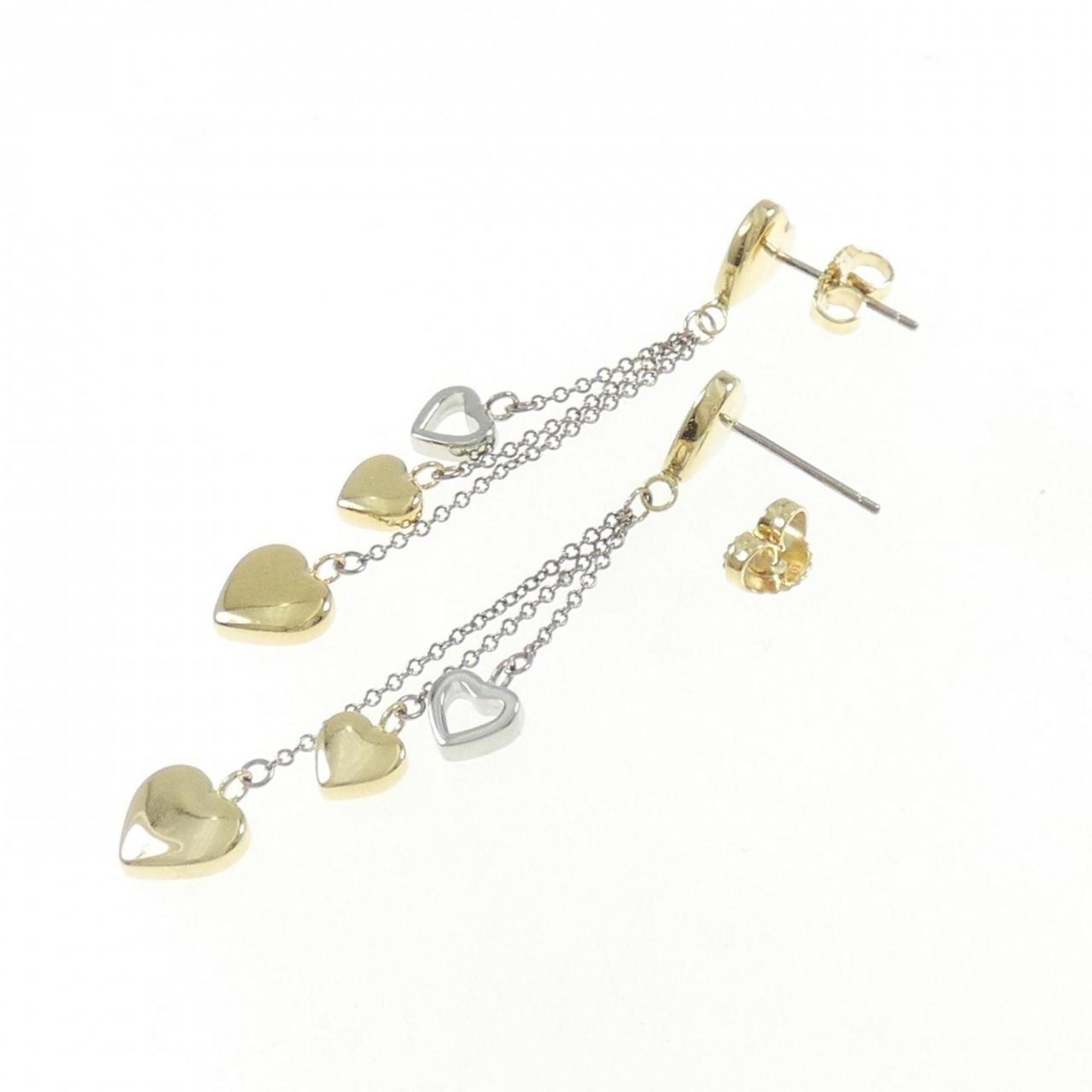 Earrings 18K White Gold and 18K Yellow Gold