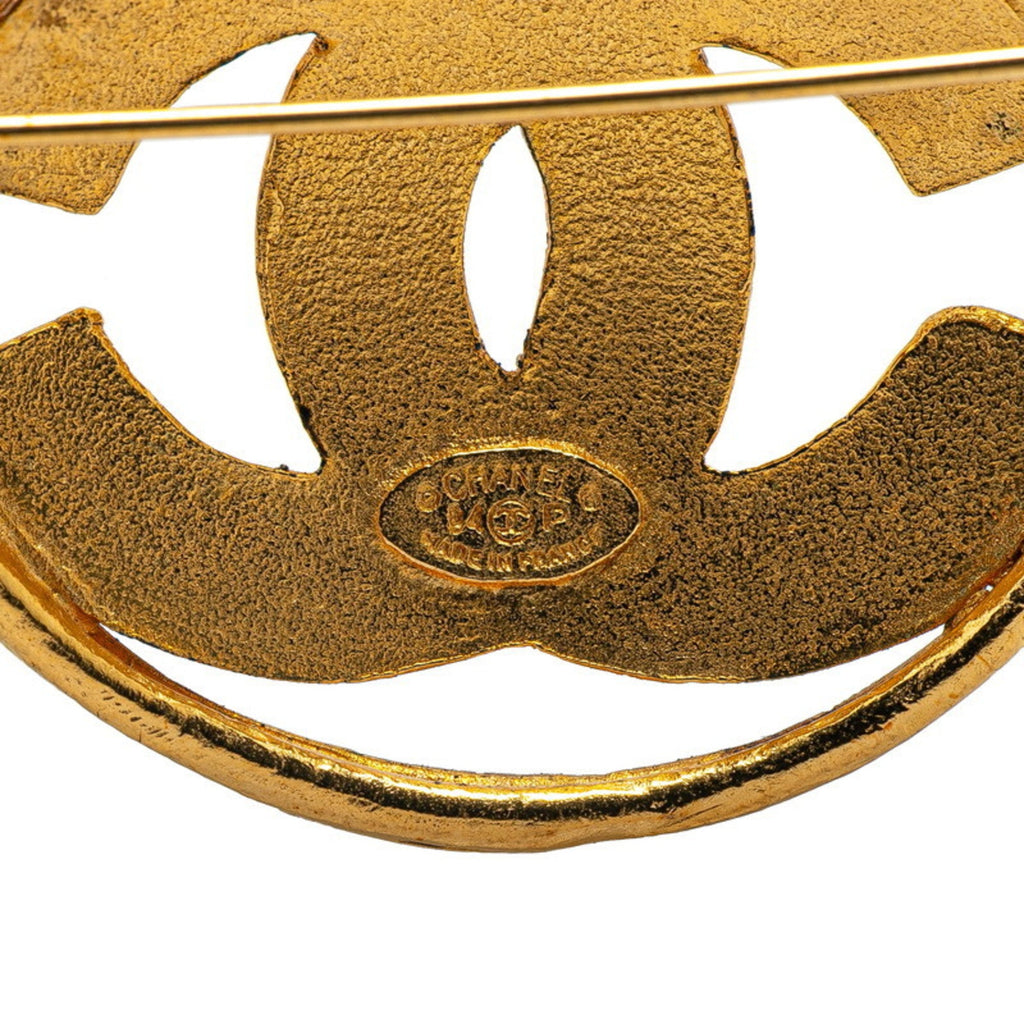 CC Logo Brooch Metal