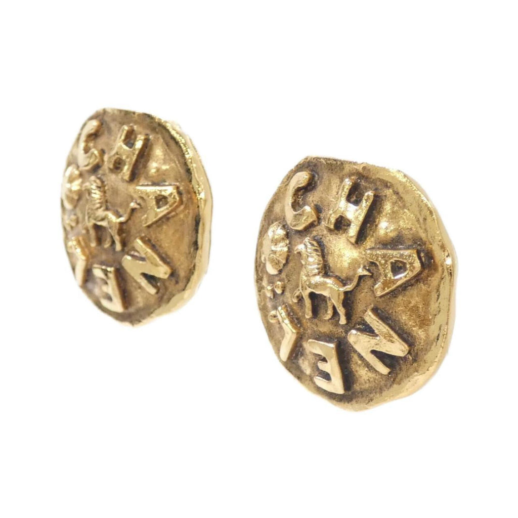 Earrings Gold-Tone Metal