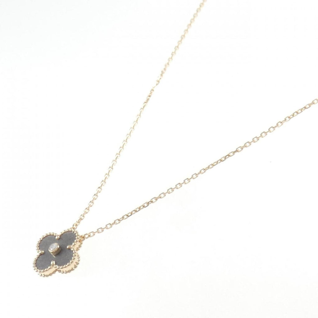 Vintage Alhambra Pendant Necklace 18K Rose Gold