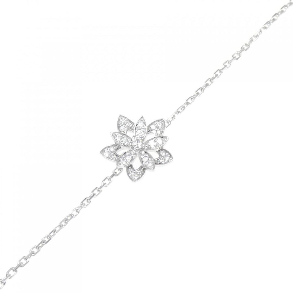 Lotus Mini Bracelet 18K White Gold with Diamond