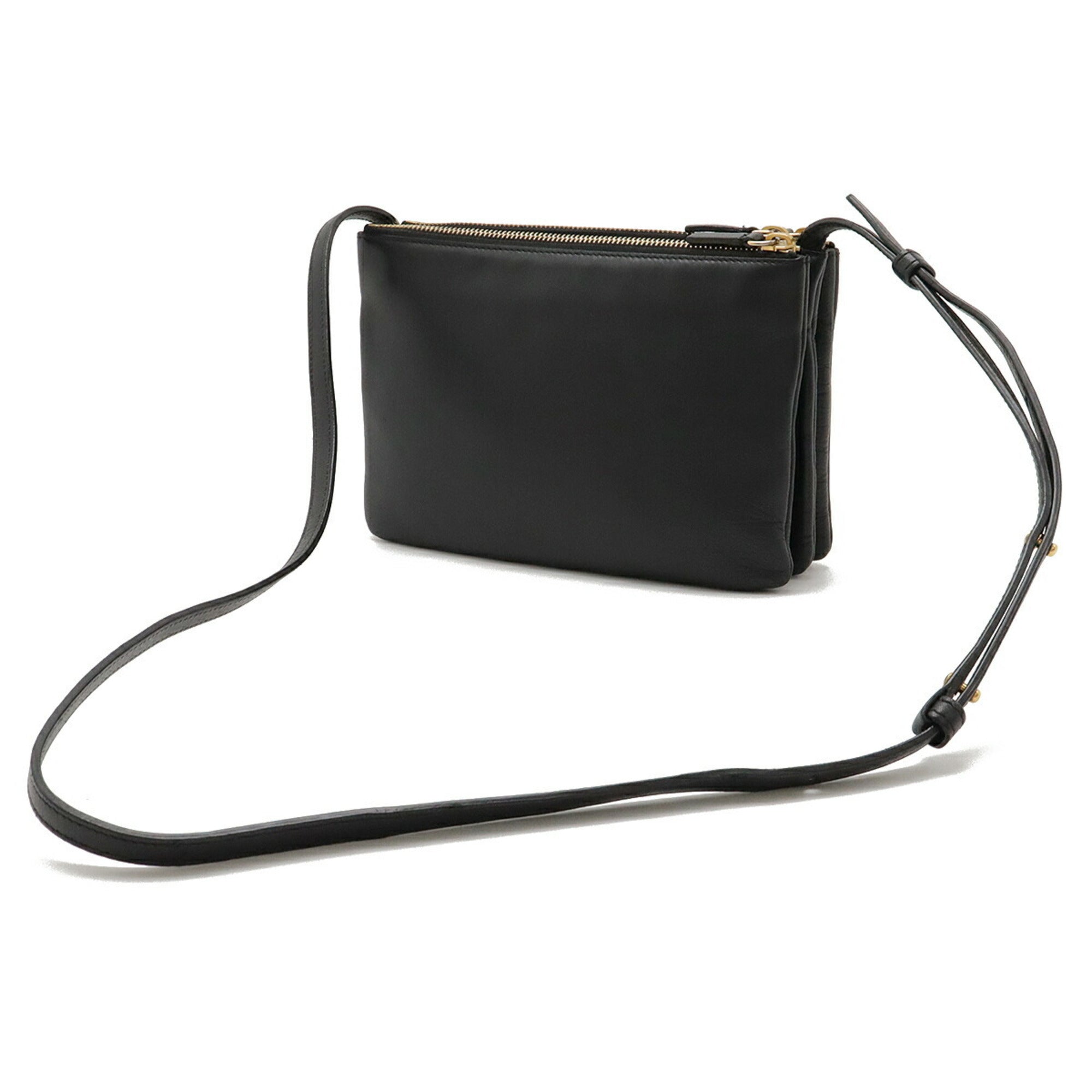 Trio Crossbody Bag Leather Small
