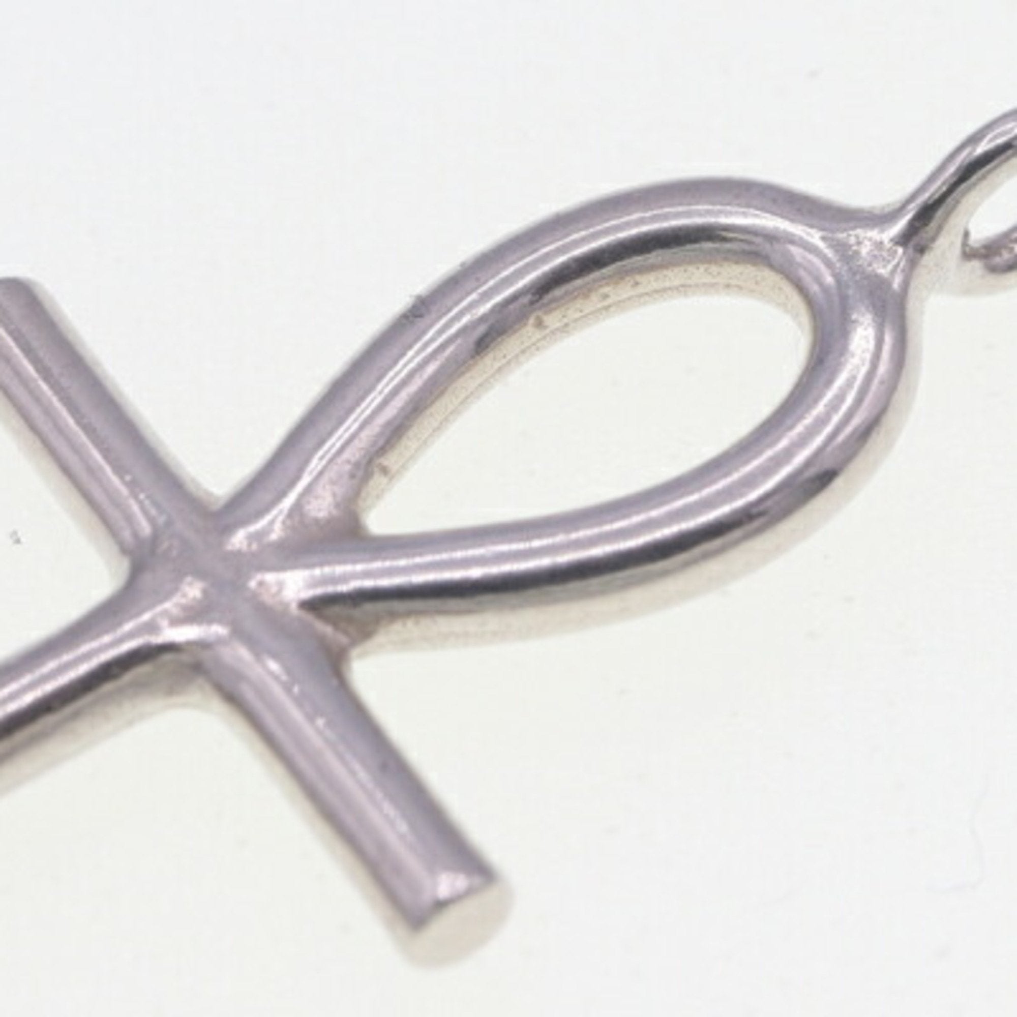 Ankh Pendant Necklace Sterling Silver