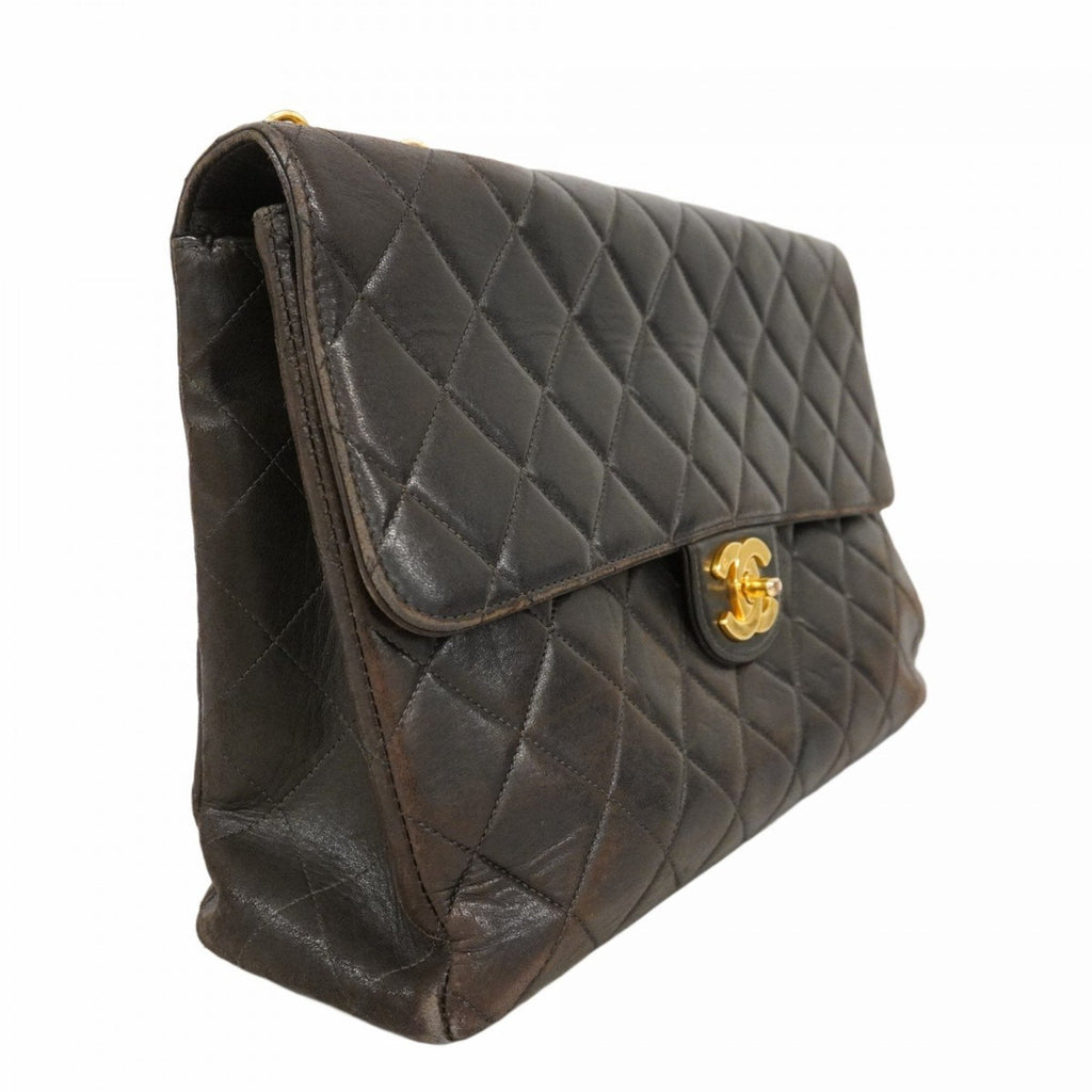 Vintage Classic Single Flap Bag Quilted Lambskin Jumbo