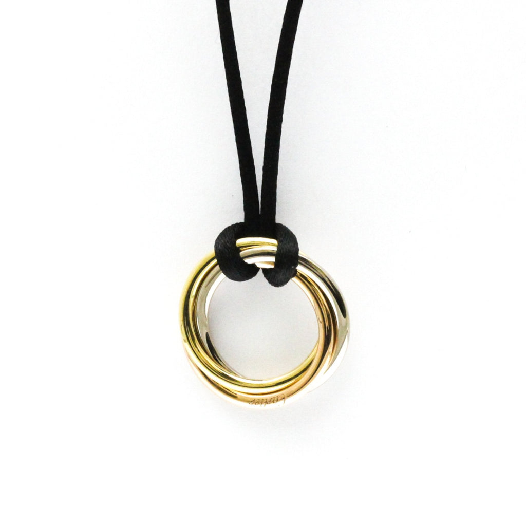 Trinity Pendant Necklace 18K Tricolor Gold