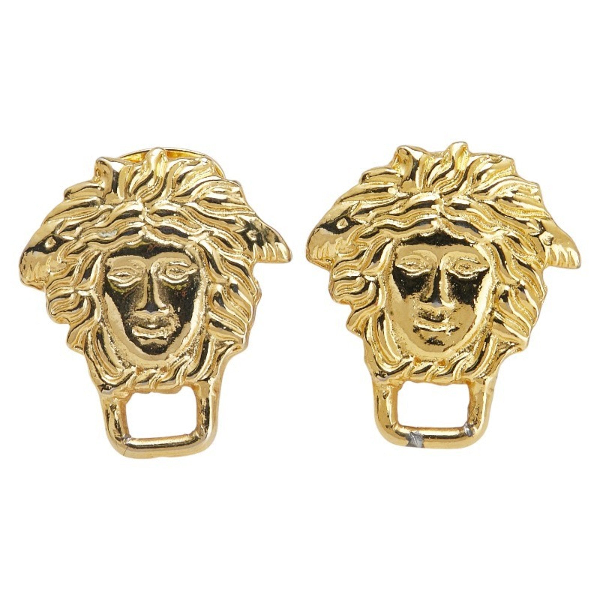 Earrings Gold-Tone Metal