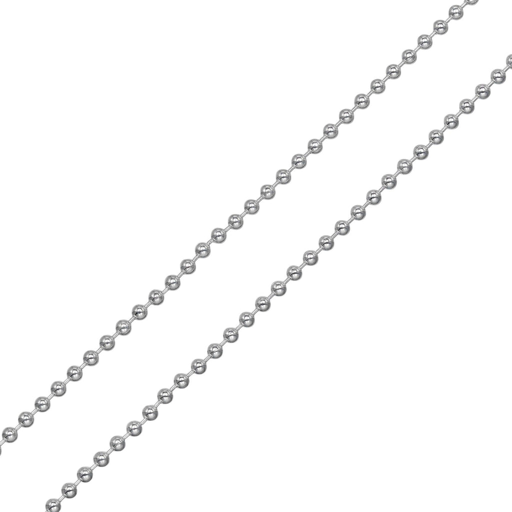 Square Stud Pendant Necklace Sterling Silver