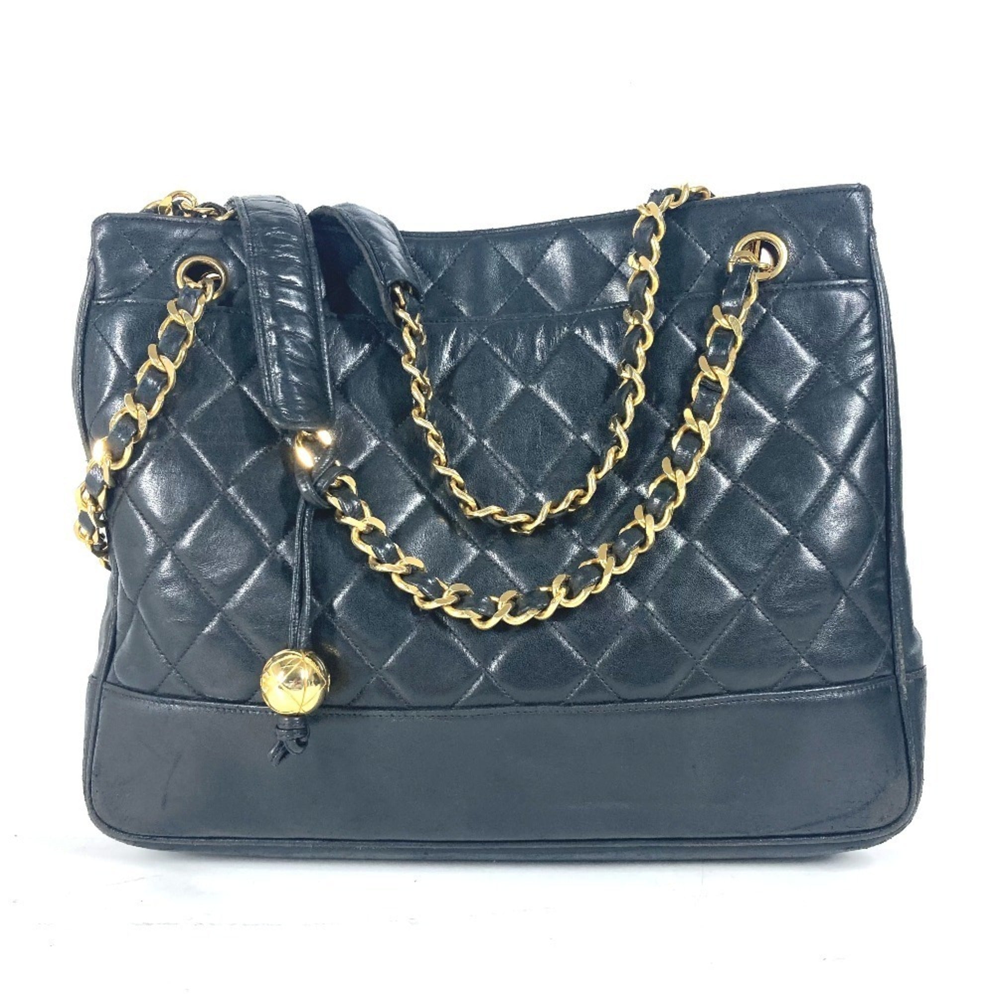 Vintage Shopping Tote Quilted Lambskin Medium