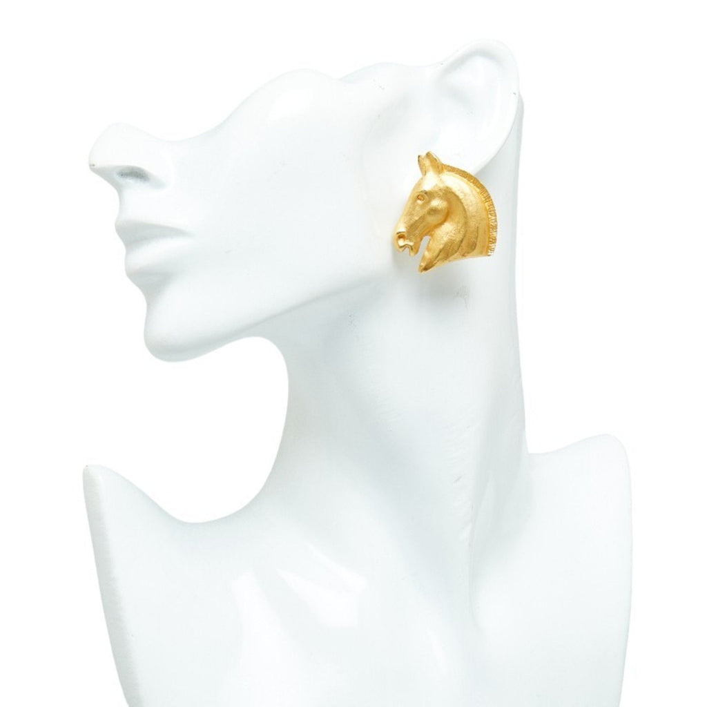 Clip-On Earrings Clip-On Gold-Tone Metal
