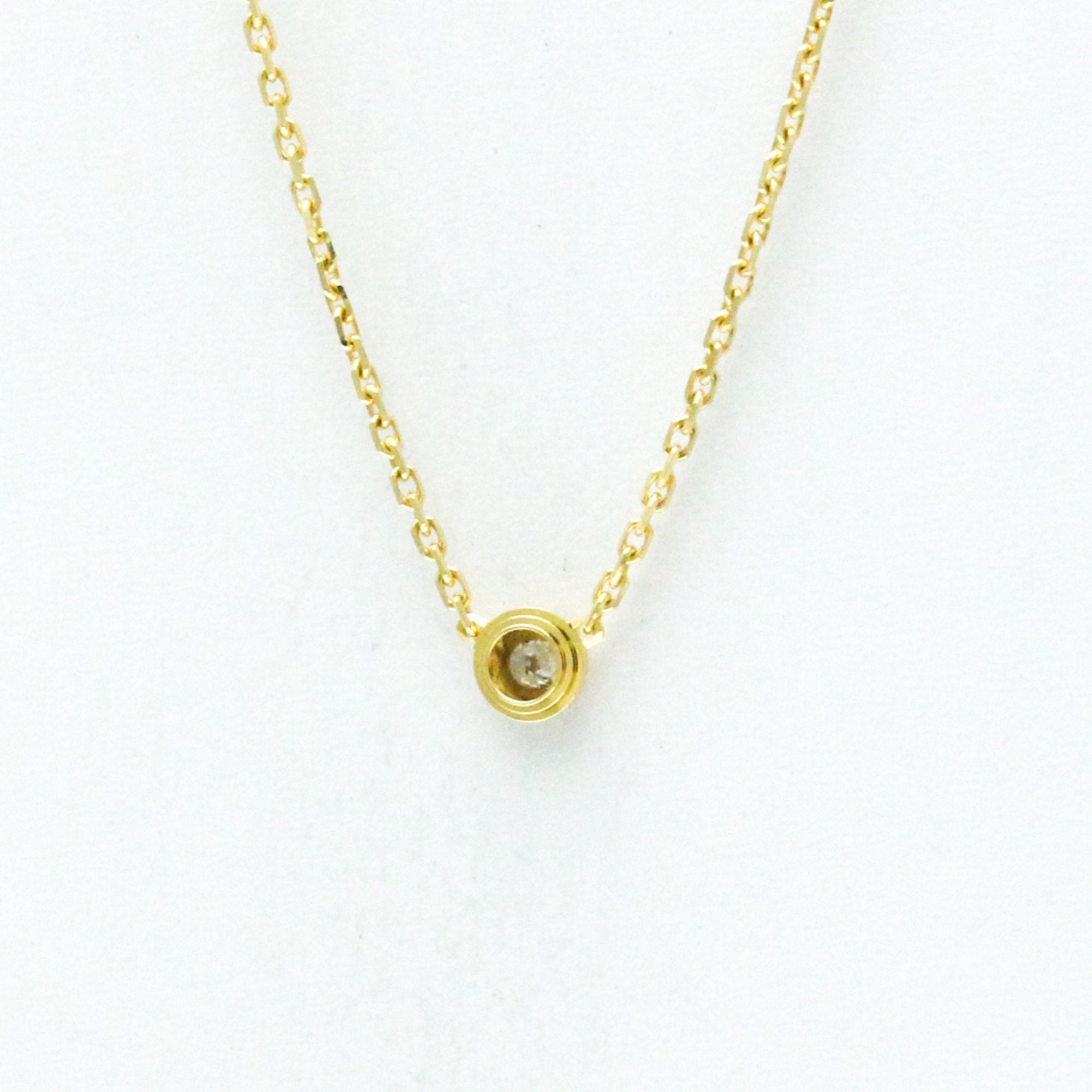 Pendant Necklace 18K Rose Gold with Diamond