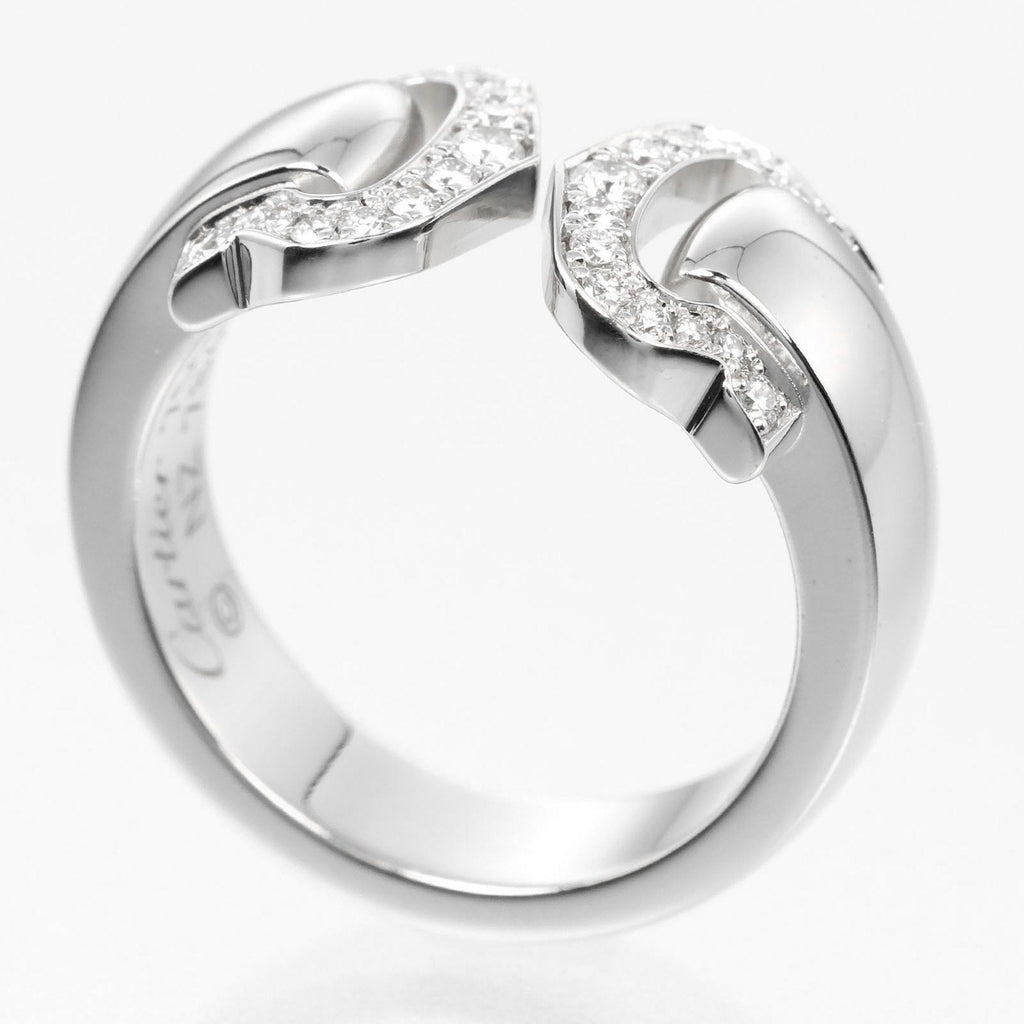 2C Bouclé Ring 18K White Gold and Diamond