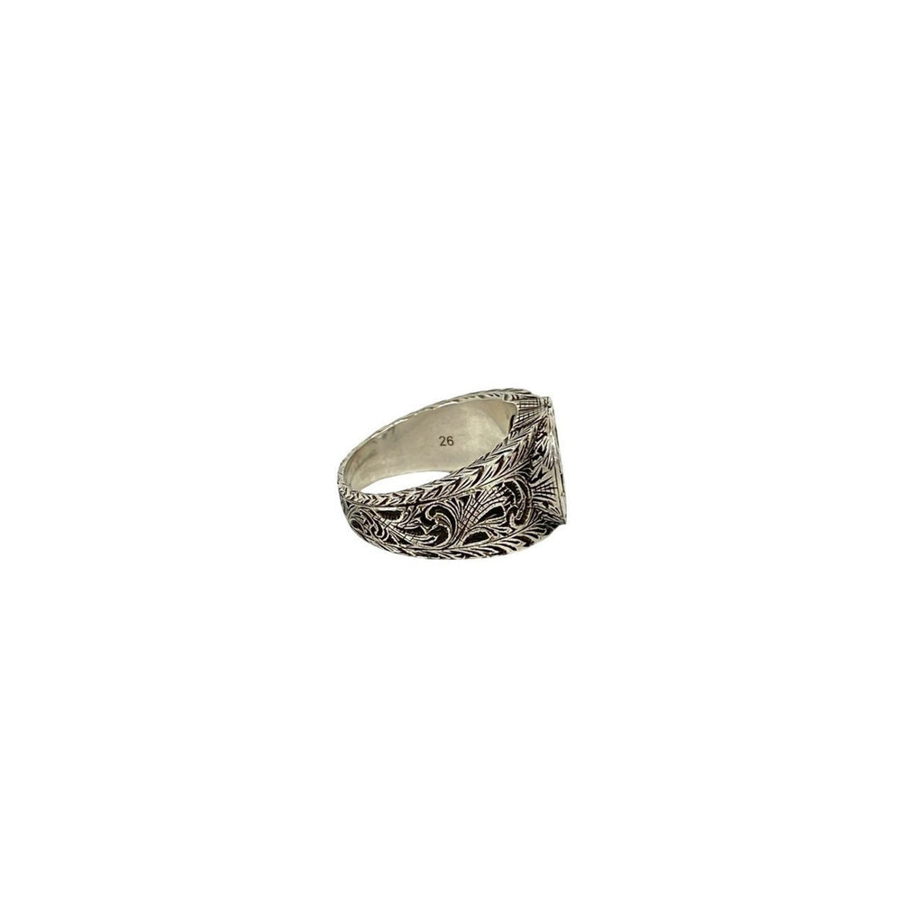 Interlocking G Ring Sterling Silver