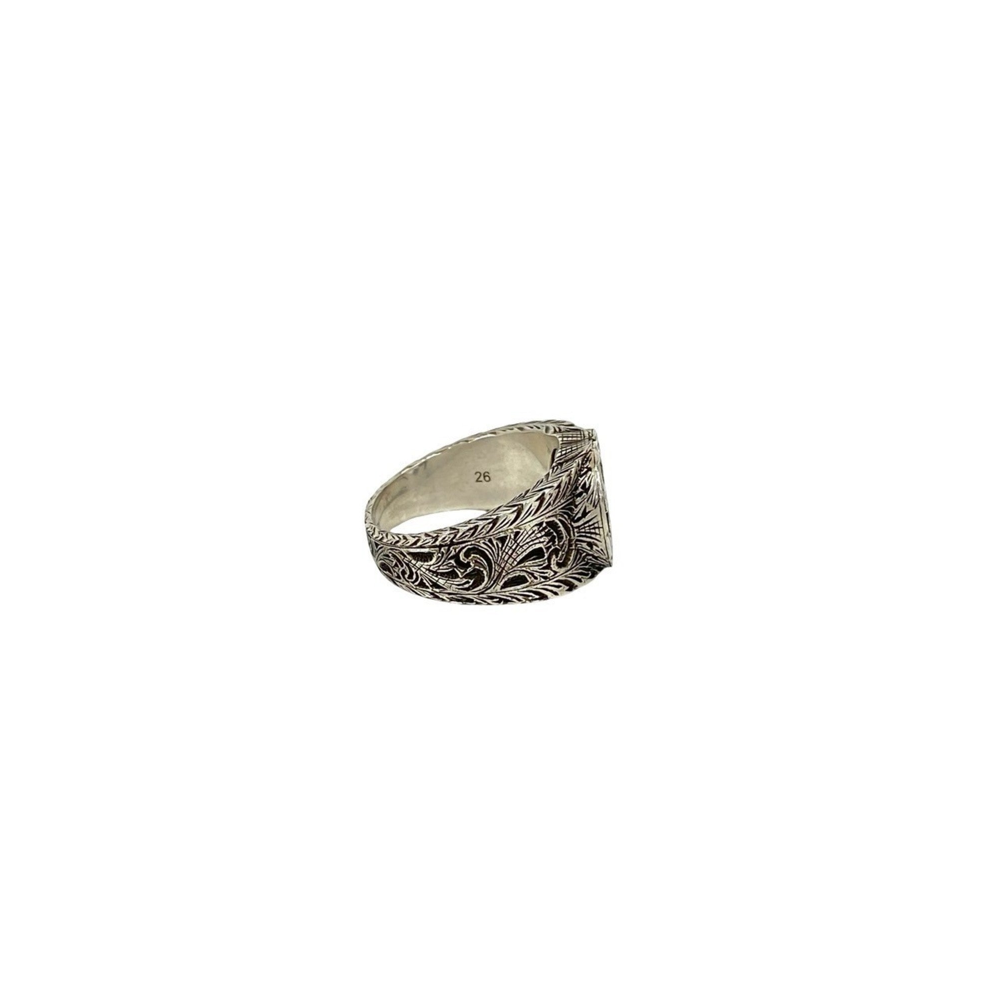 Interlocking G Ring Sterling Silver
