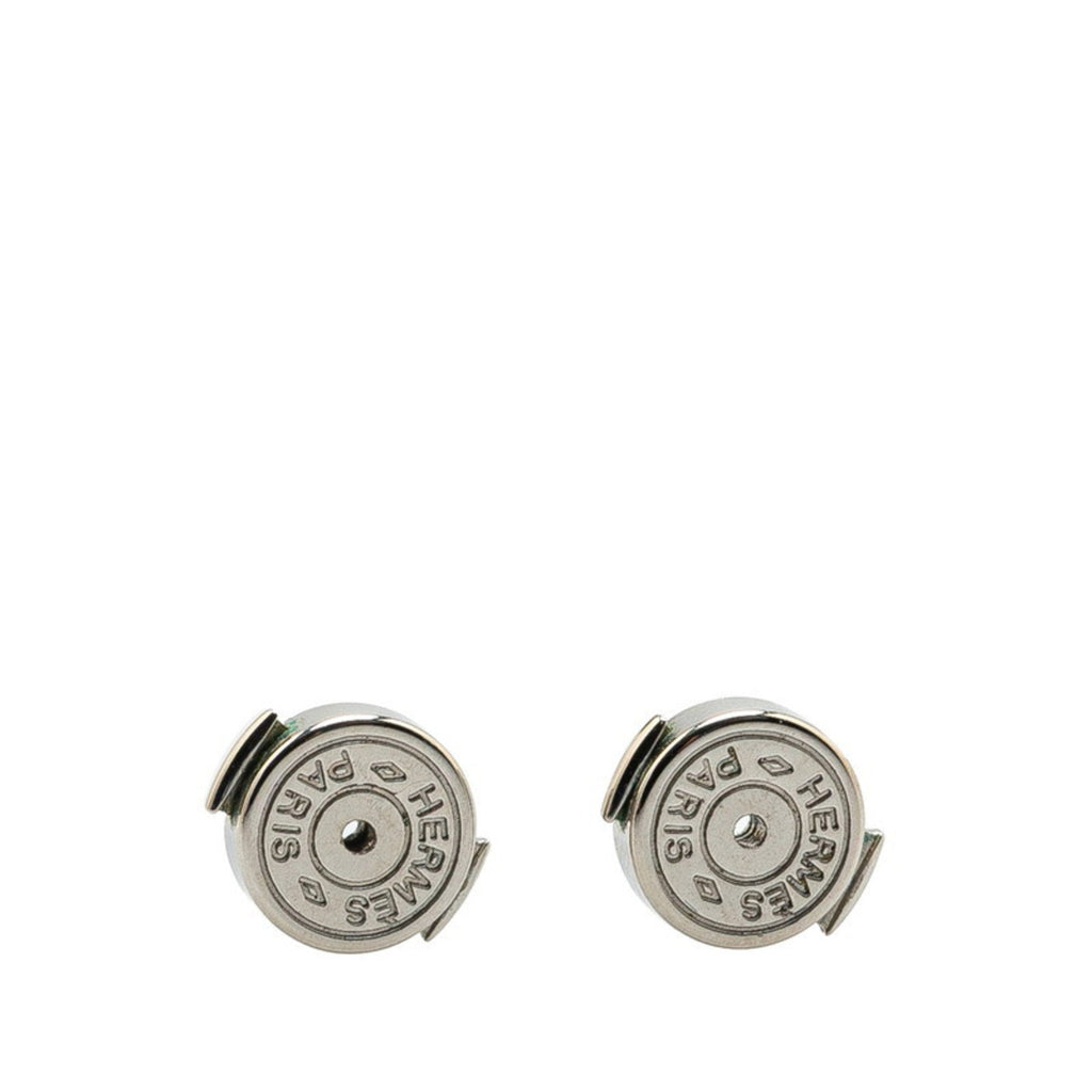 Earrings Stud Silver-Tone Metal