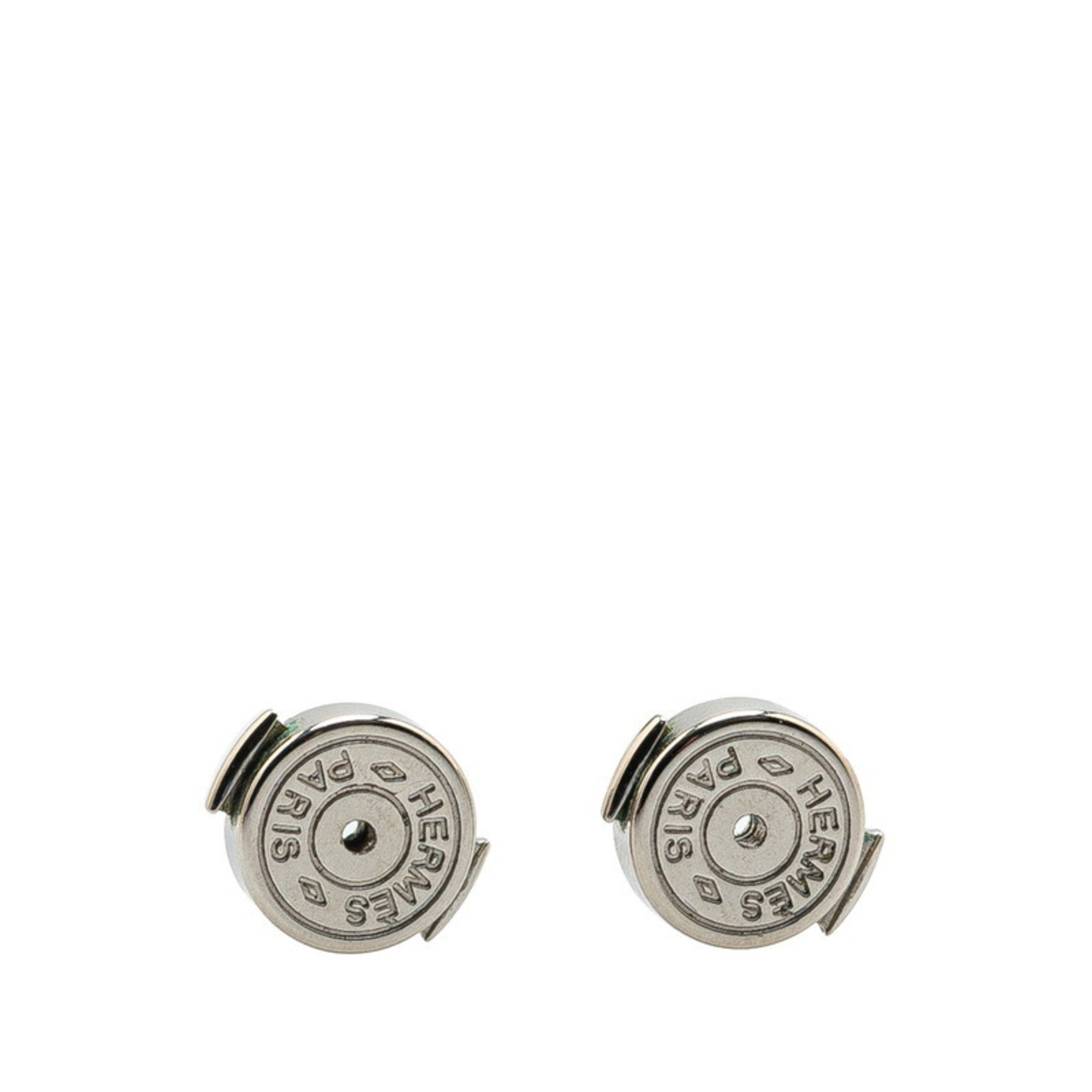 Earrings Stud Silver-Tone Metal