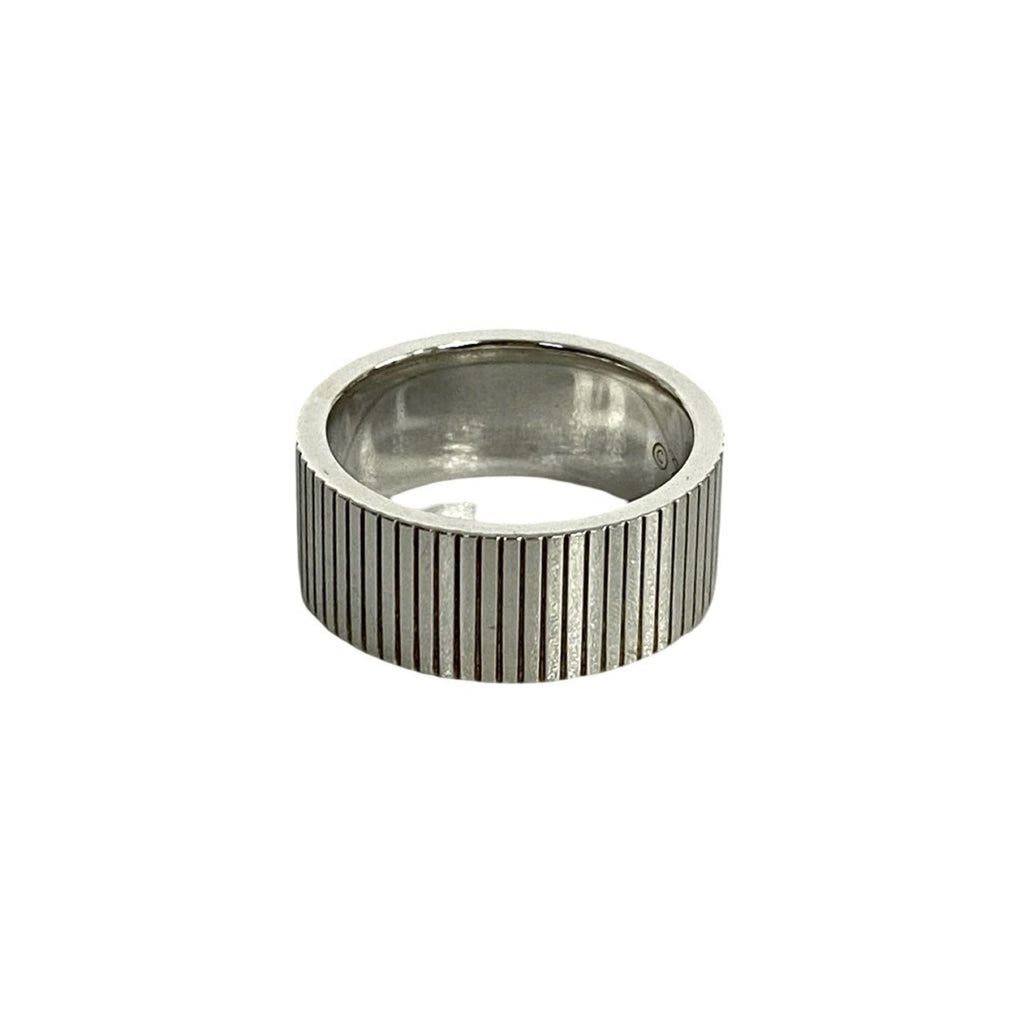 Coin Edge Ring Sterling Silver