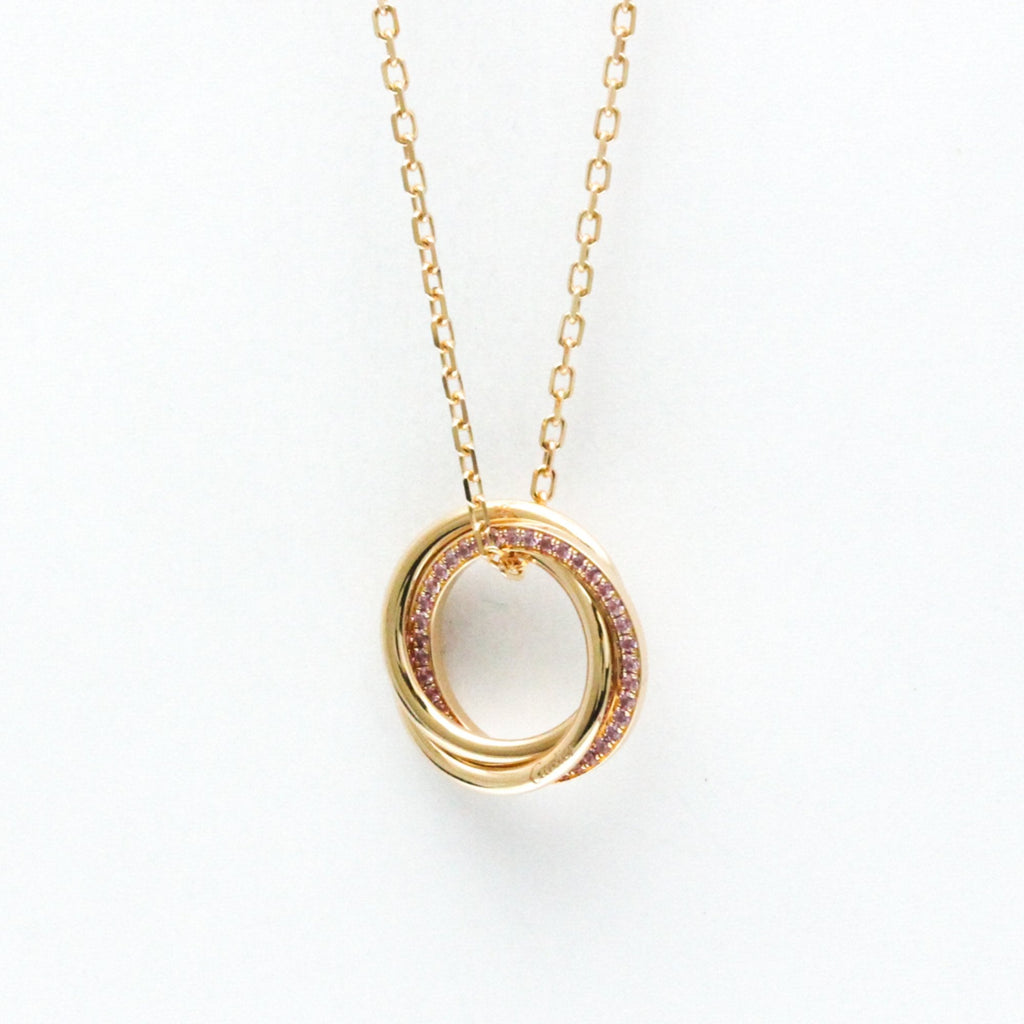 Trinity Pendant Necklace 18K Rose Gold