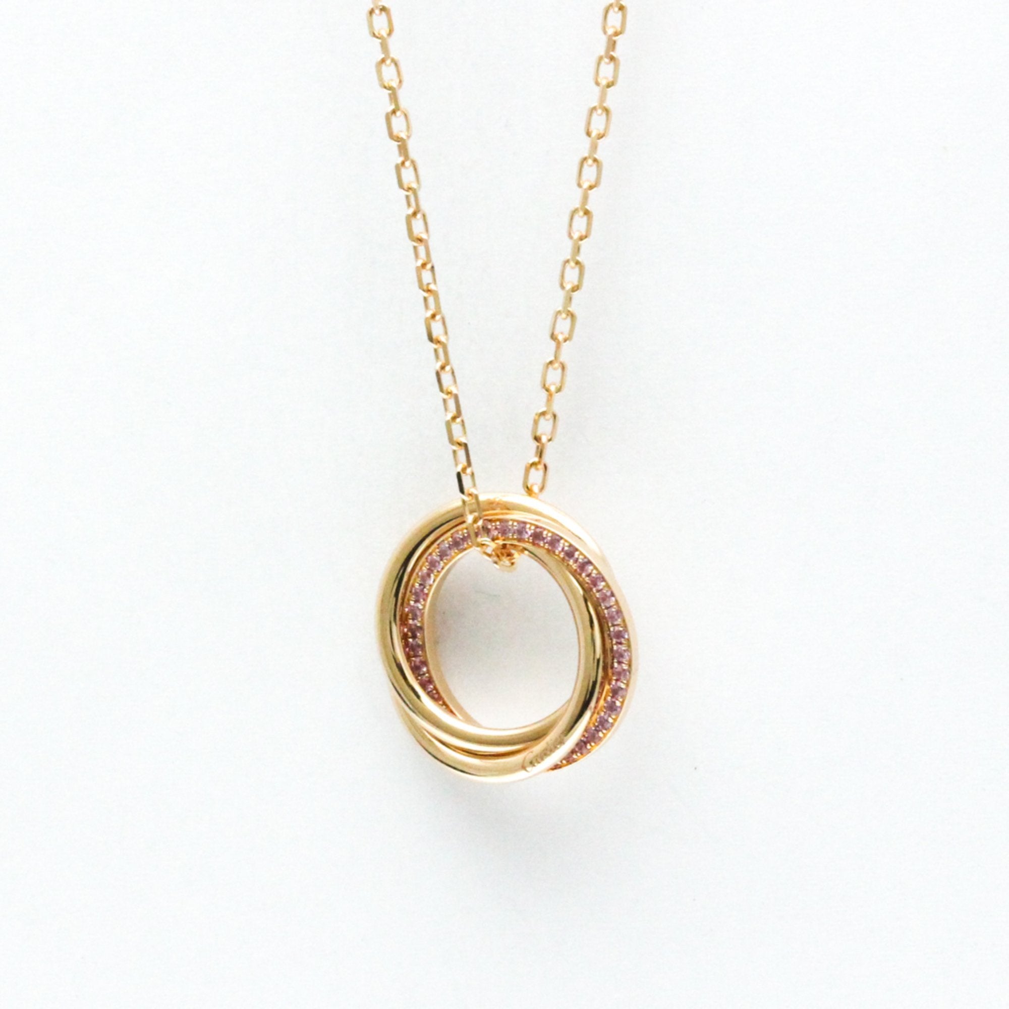 Trinity Pendant Necklace 18K Rose Gold