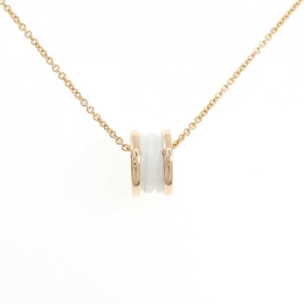 B.Zero1 Pendant Necklace Ceramic and Rose Gold