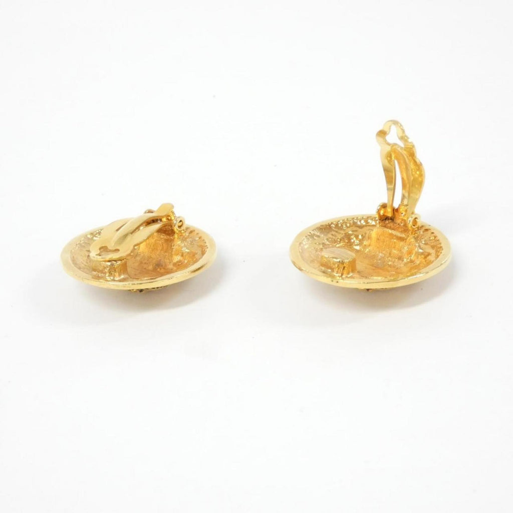 Clip-On Earrings Clip-On Gold-Tone Metal