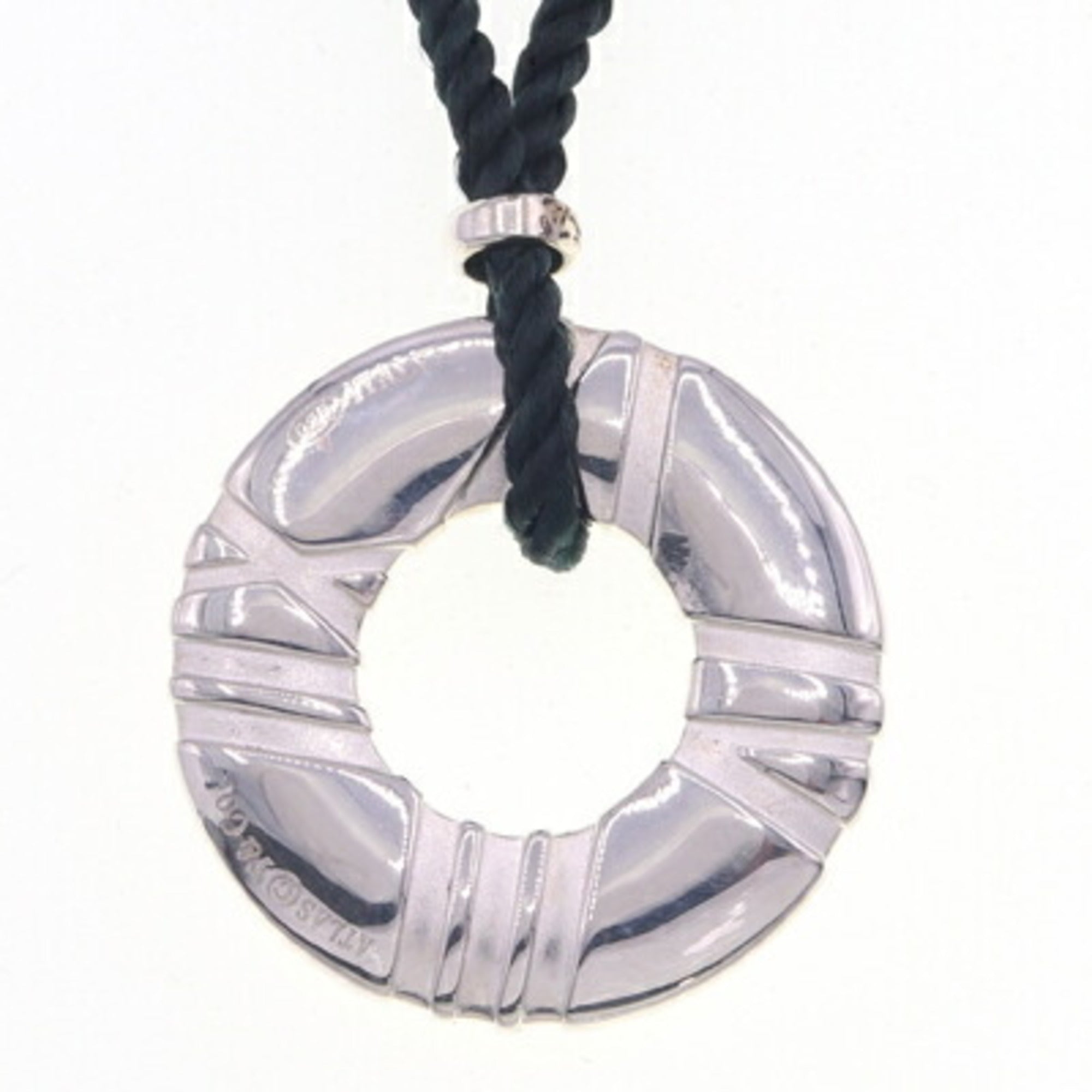 Atlas Pendant Necklace Sterling Silver