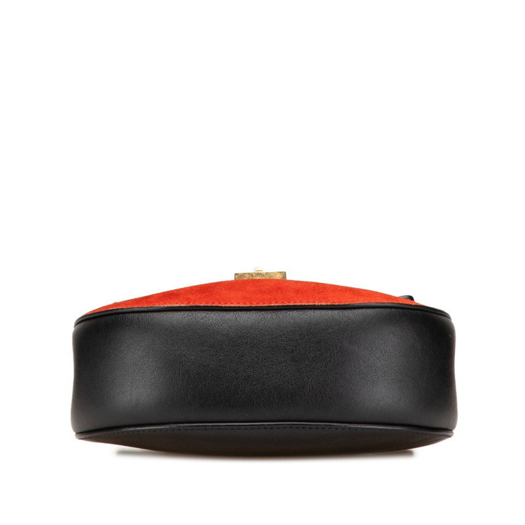Drew Crossbody Bag Leather and Suede Mini