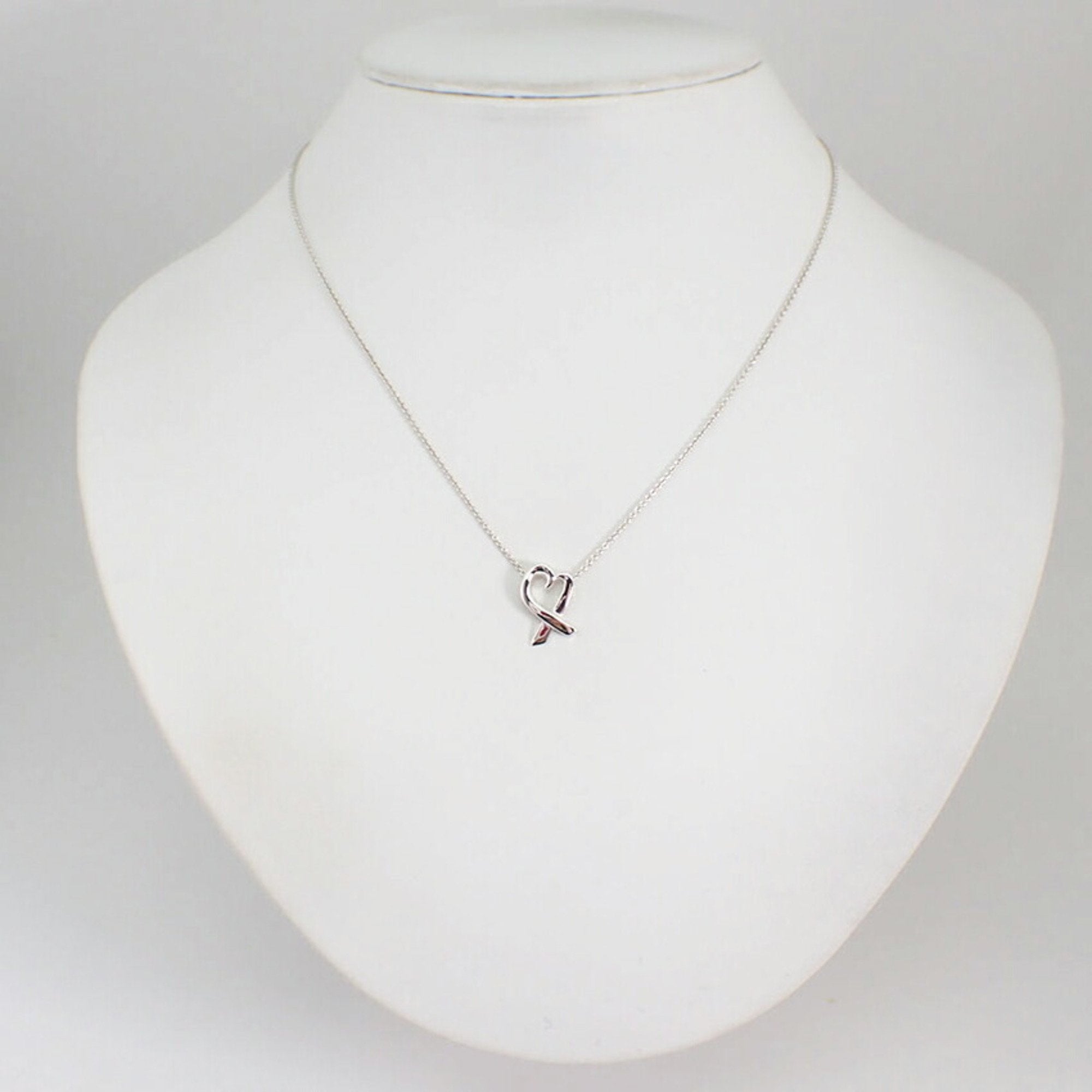 Loving Heart Pendant Necklace Sterling Silver