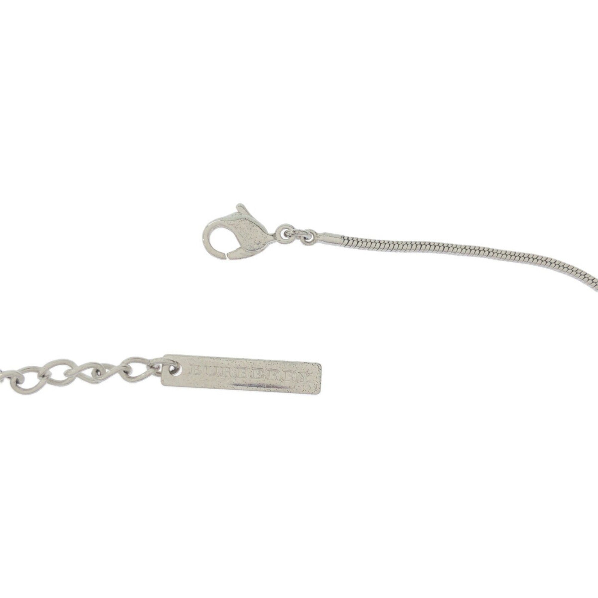 Pendant Necklace Sterling Silver With Square Zirconia