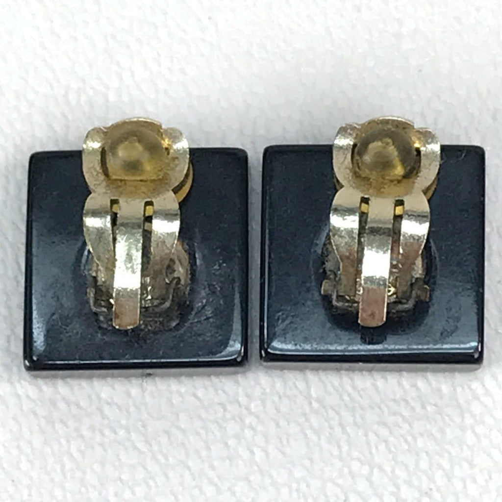 CC Logo Clip-On Earrings Metal