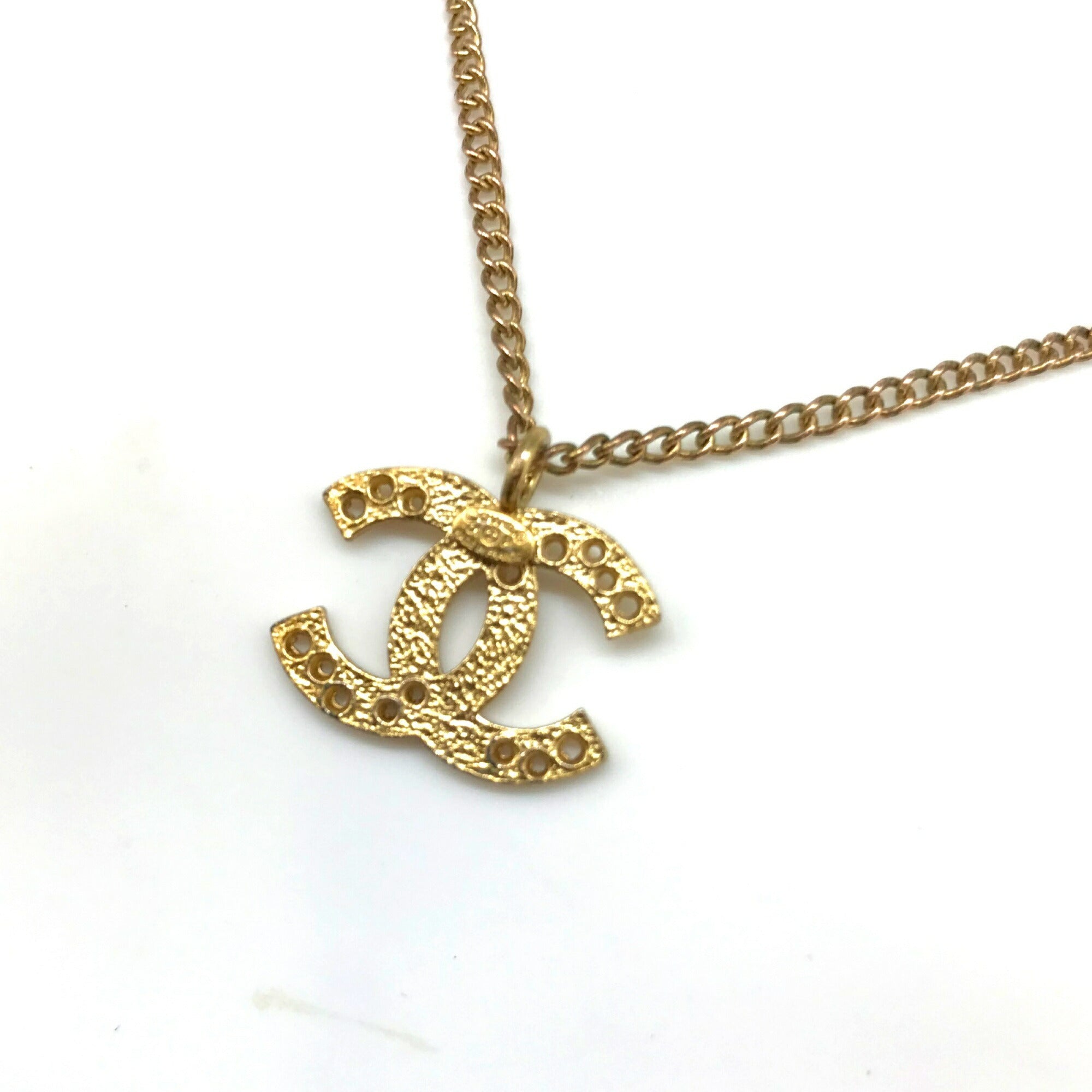 CC Logo Star Pendant Necklace Metal