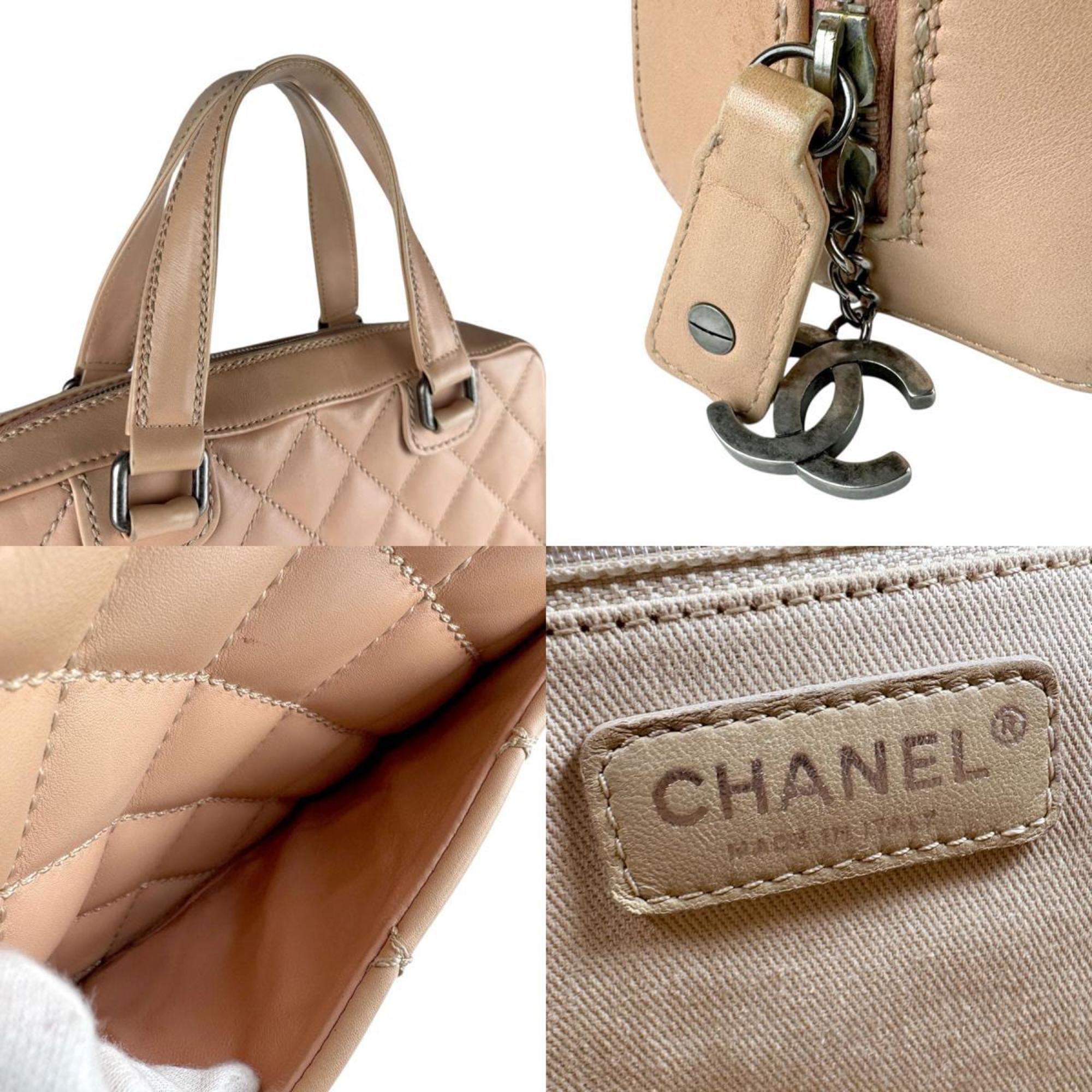 Surpique Zip Around Satchel Quilted Leather Medium