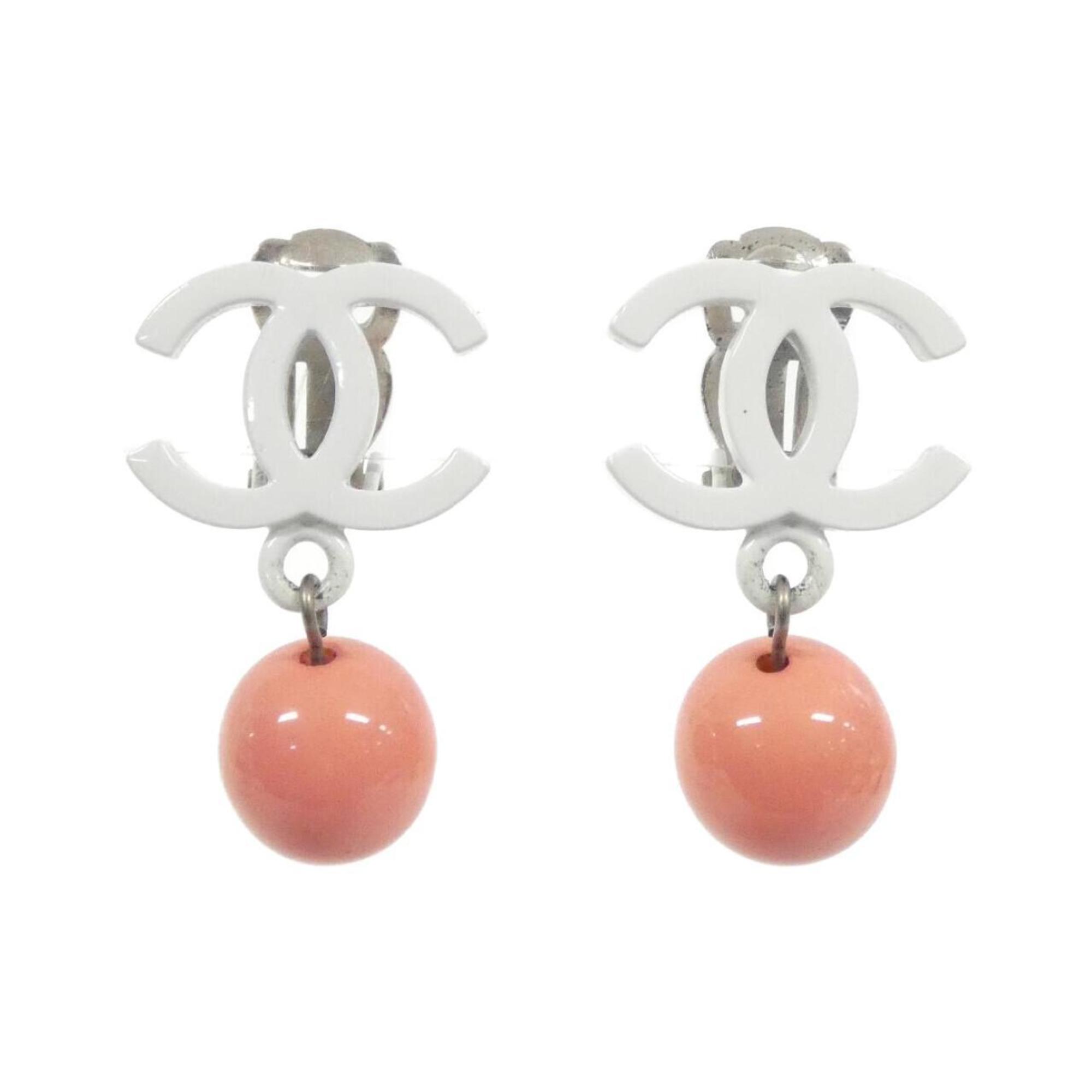 Clip-On Earrings Clip-On Silver-Tone Metal