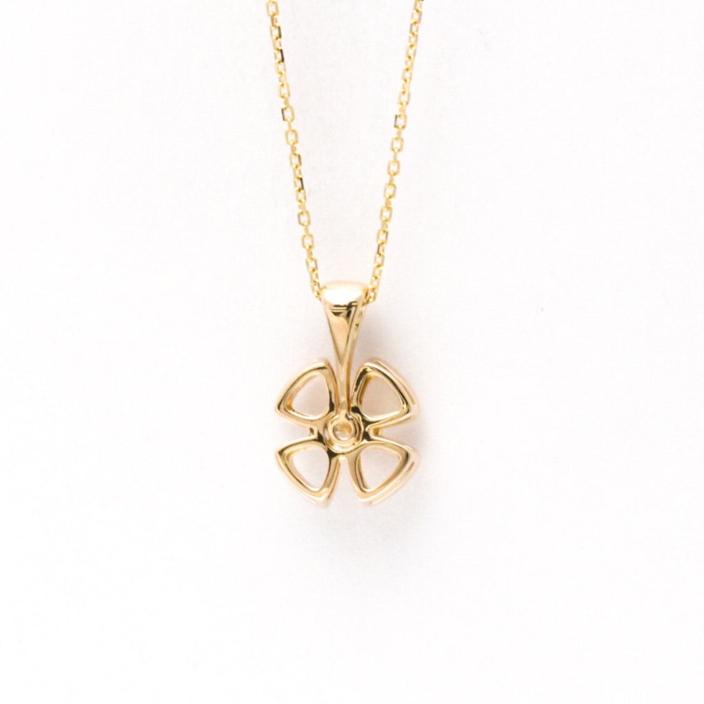 Fiorever Pendant Necklace 18K Rose Gold with Diamond