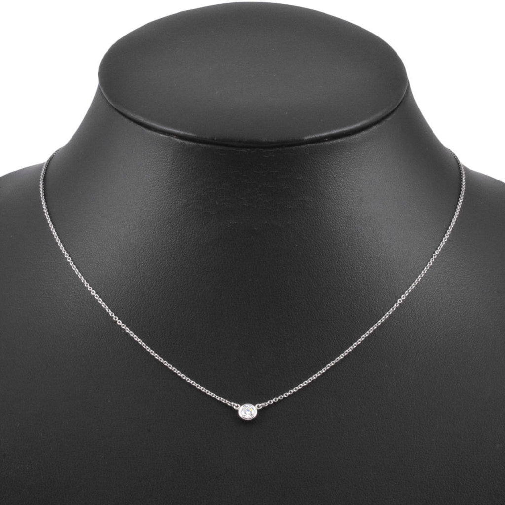 Elsa Peretti Diamonds By The Yard Pendant Necklace and Diamond 0.10-0.19CT