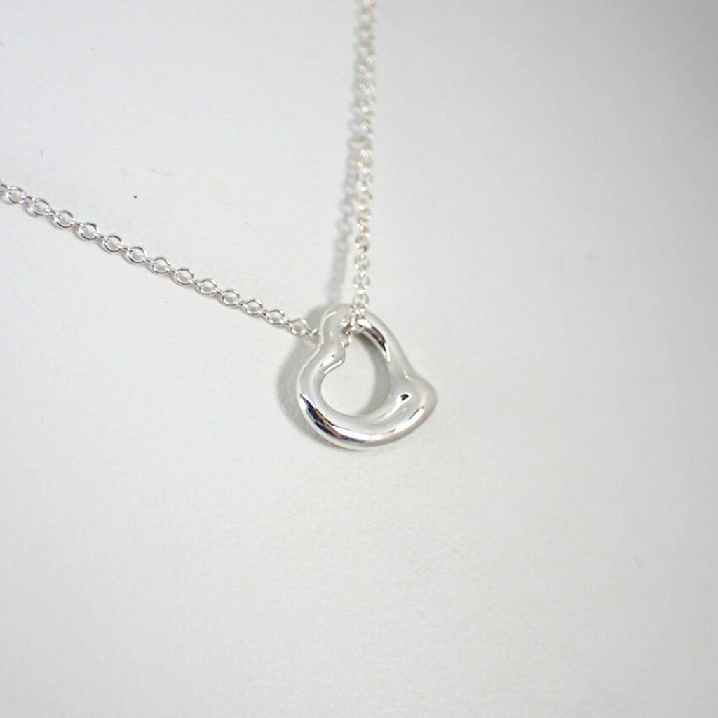 Heart Pendant Necklace Sterling Silver
