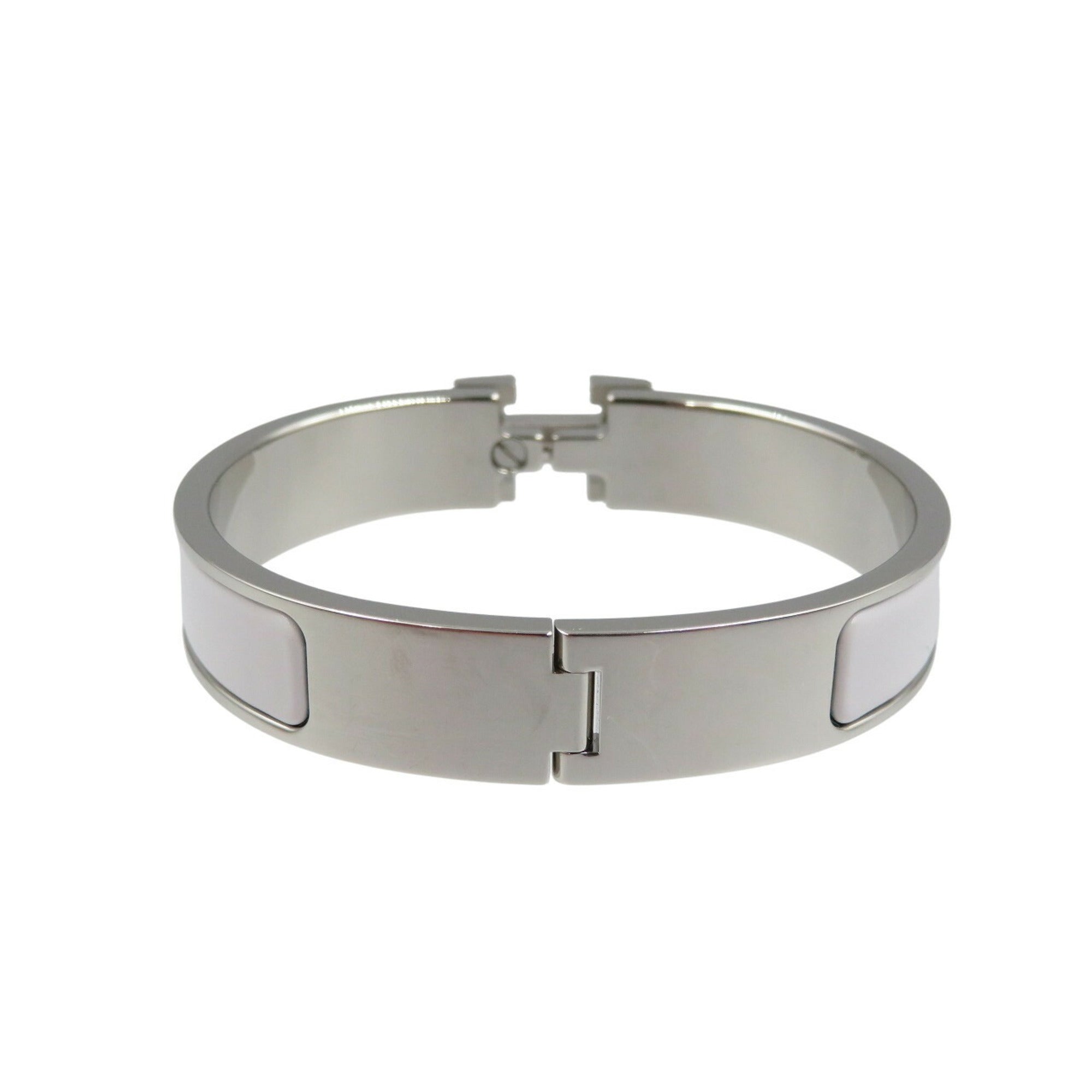 Click-Clack Bracelet Metal White Mini