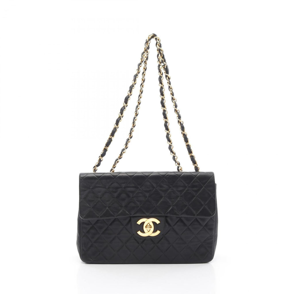 Vintage Classic Single Flap Bag Quilted Caviar Jumbo