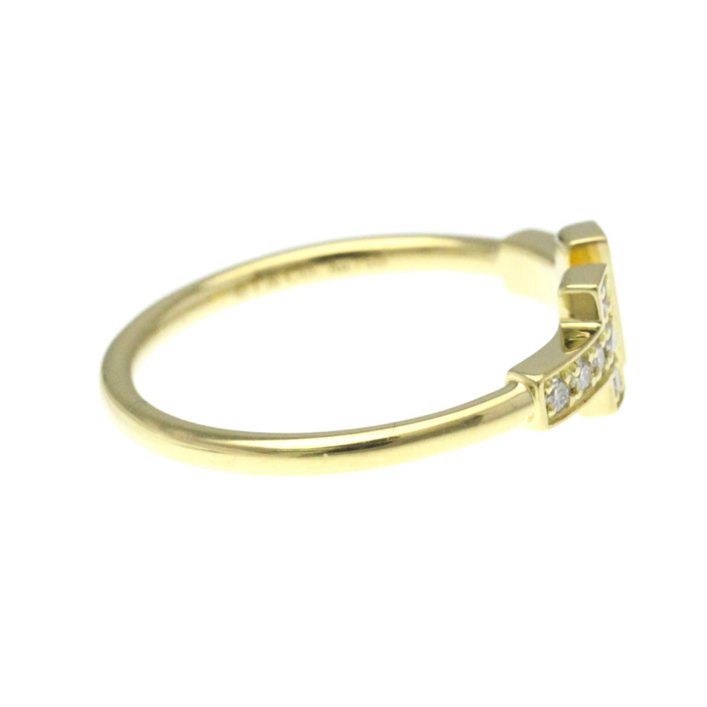 Band Ring 18K Yellow Gold With Diamond