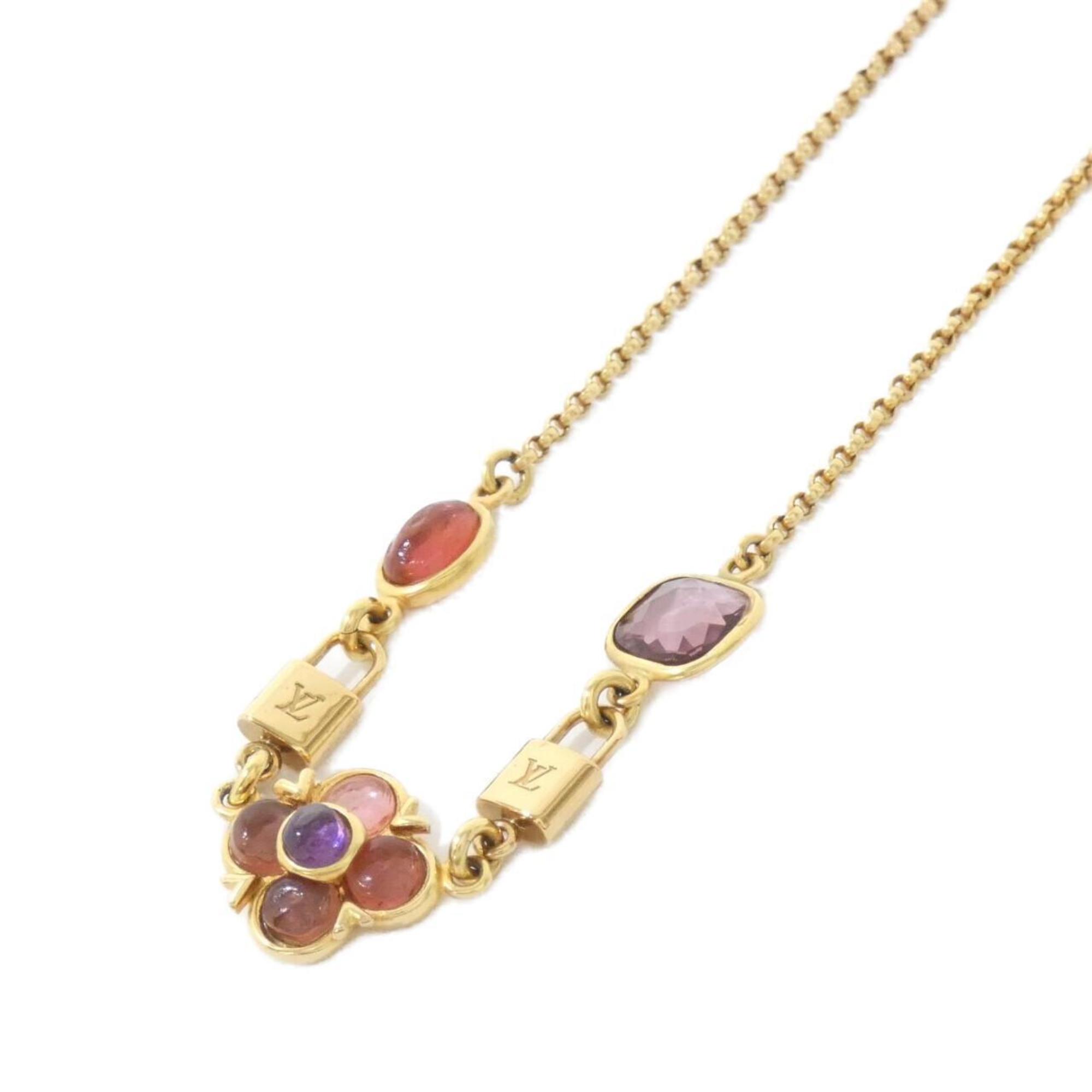 Colorgram Pendant Necklace Gold and Rose