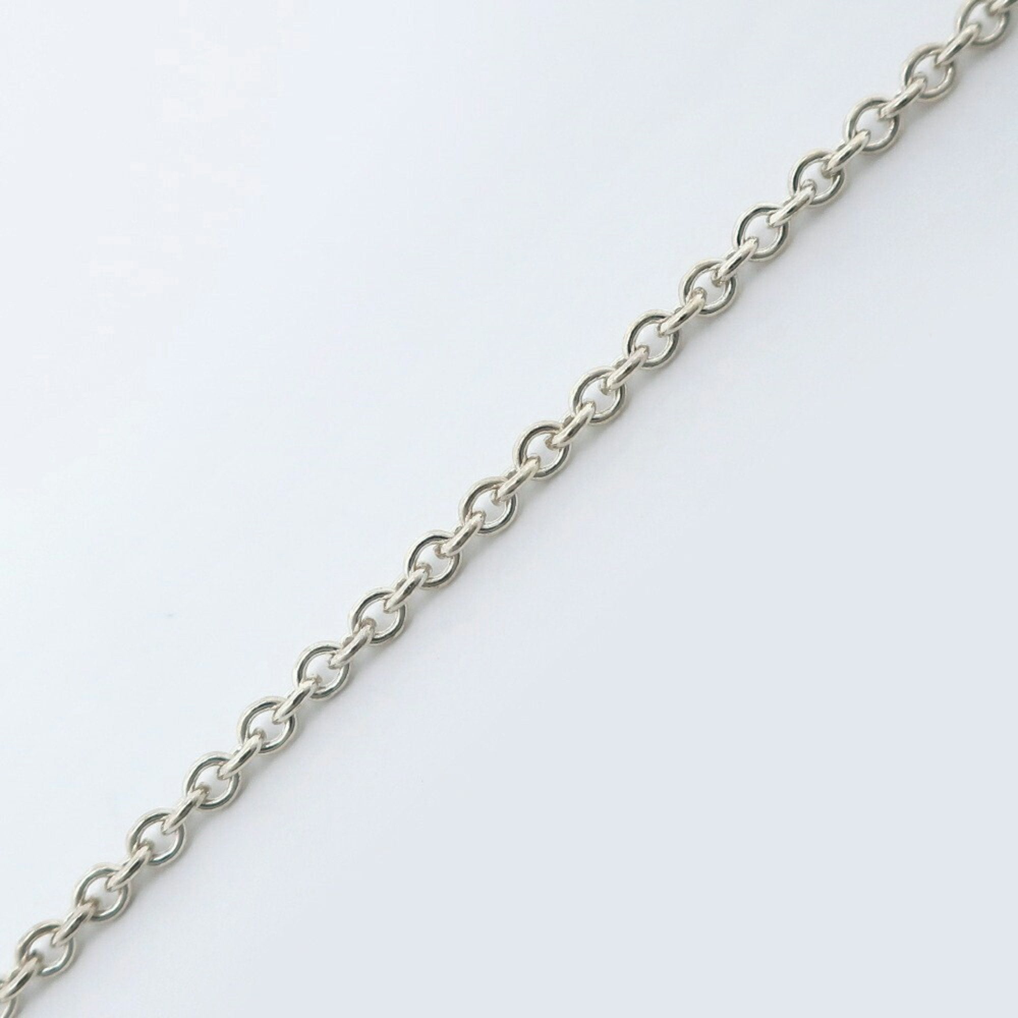 Open Heart Pendant Necklace Sterling Silver 20mm