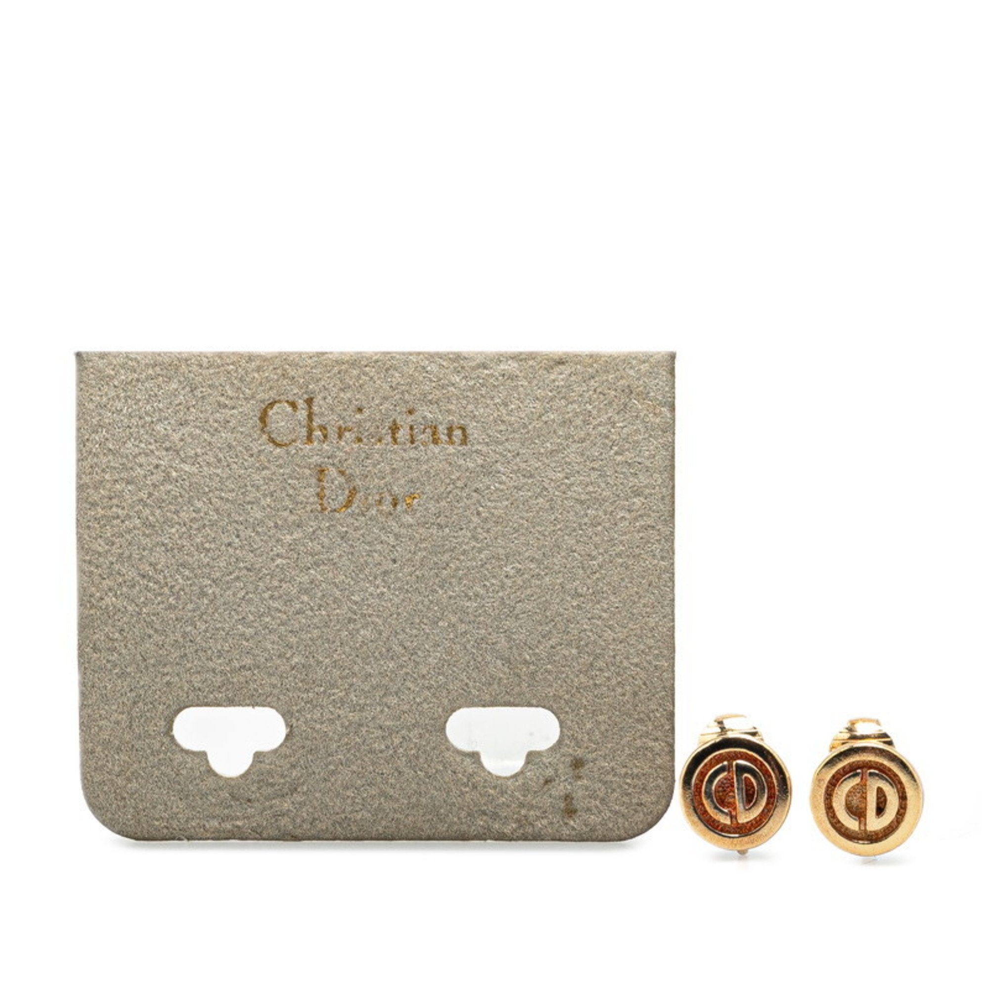 Earrings Gold-Tone Metal