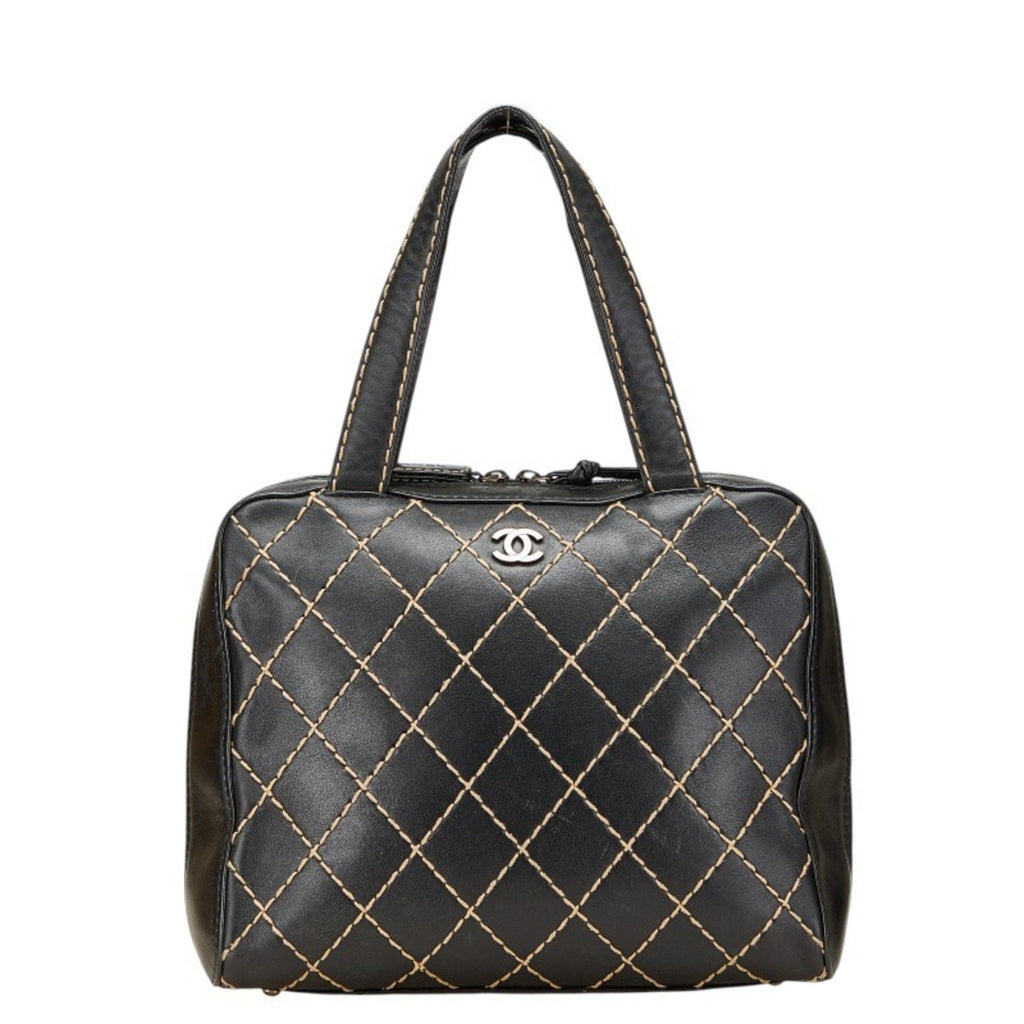 Surpique Boston Bag Quilted Leather Large