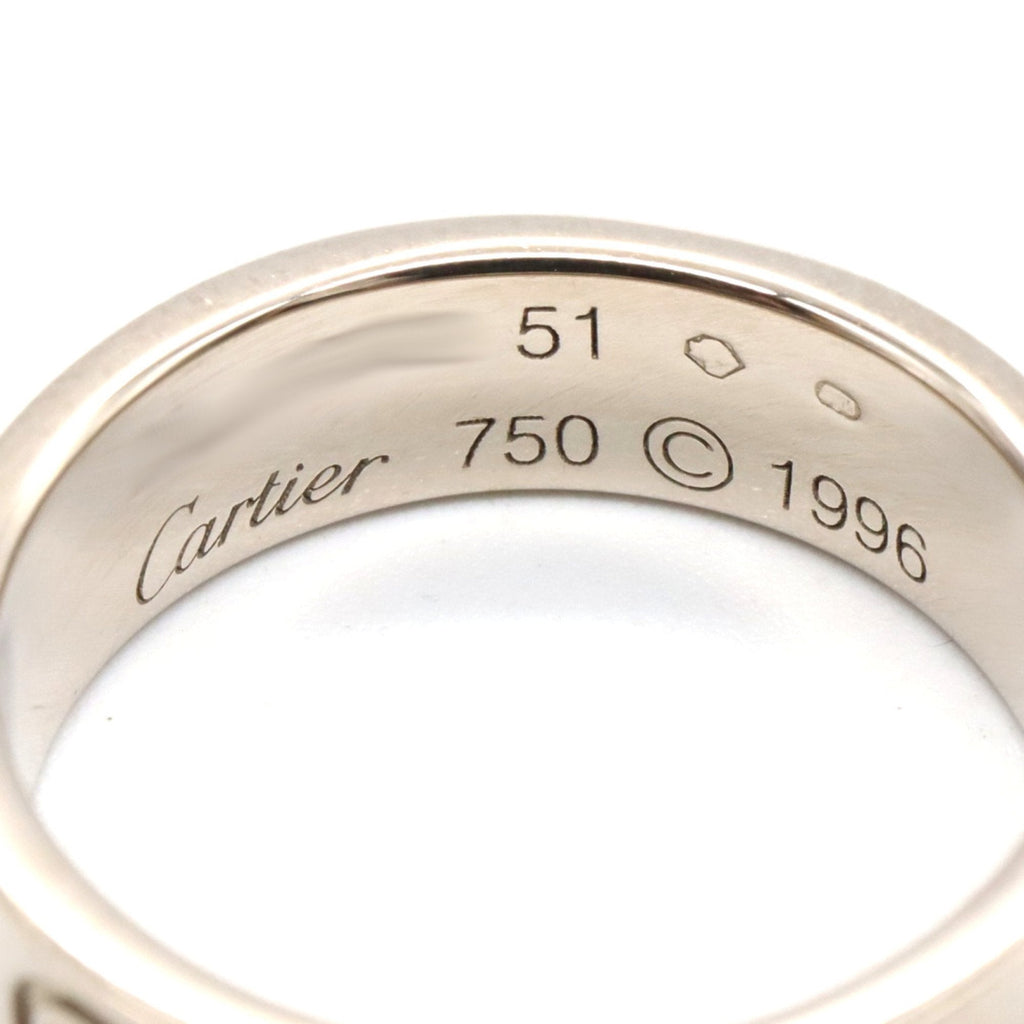 Love Ring 18K White Gold