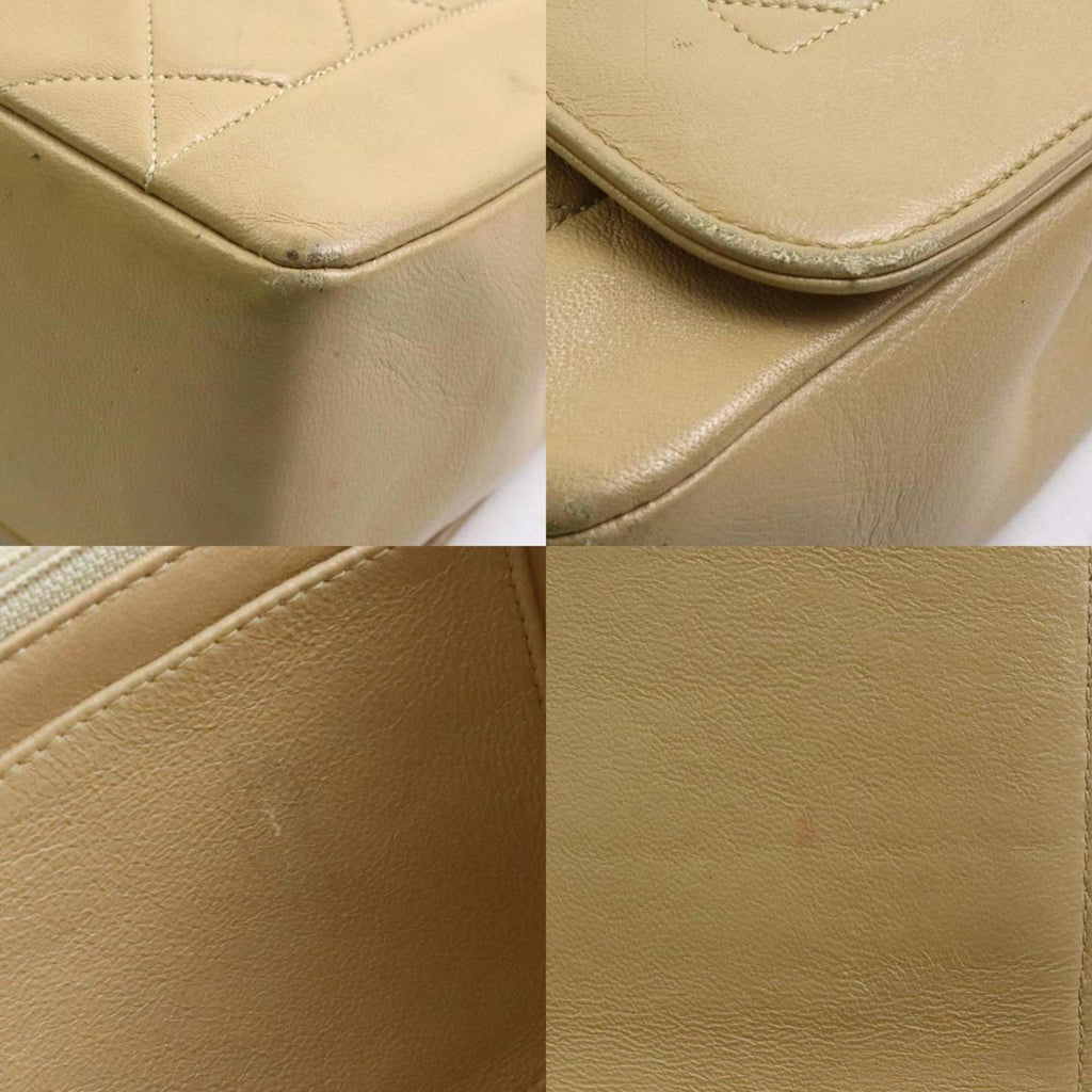Vintage CC Chain Flap Bag Quilted Lambskin Small
